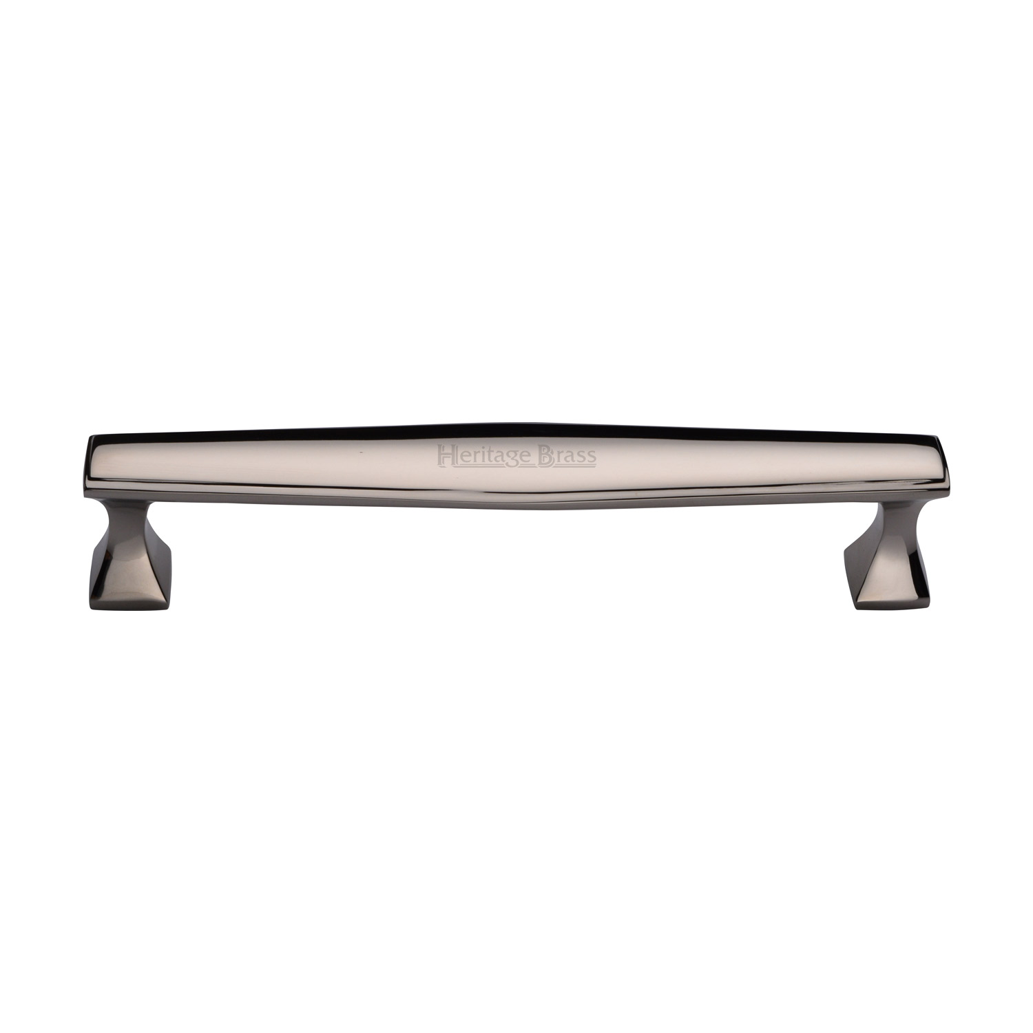 Heritage Brass Cabinet Pull Deco Design 160mm c/c