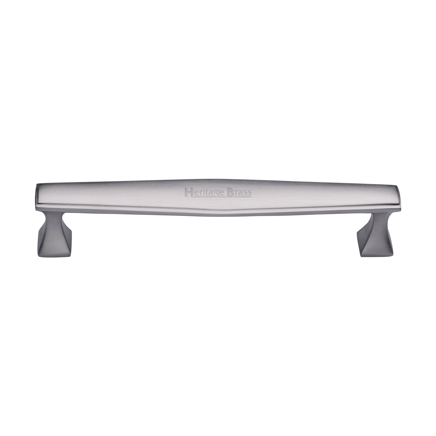 Heritage Brass Cabinet Pull Deco Design 160mm c/c