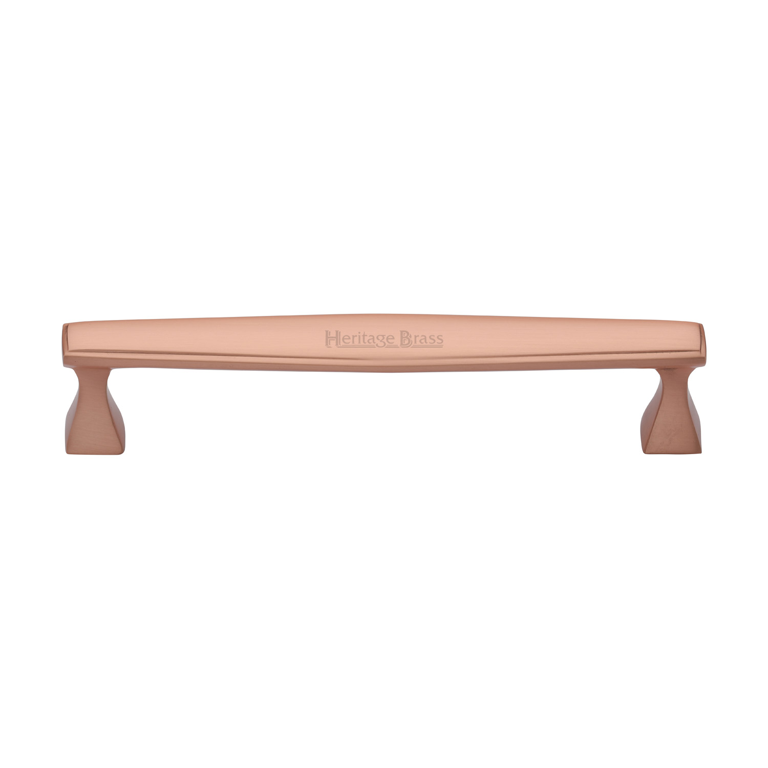 Heritage Brass Cabinet Pull Deco Design 160mm c/c