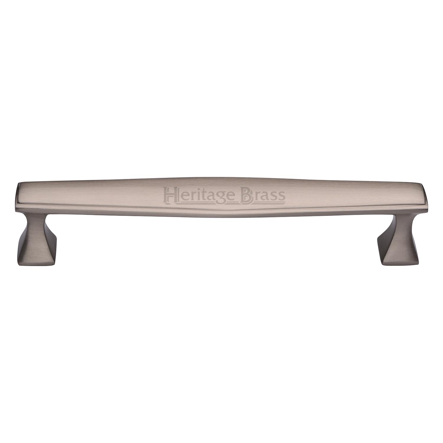 Heritage Brass Cabinet Pull Deco Design 203mm c/c