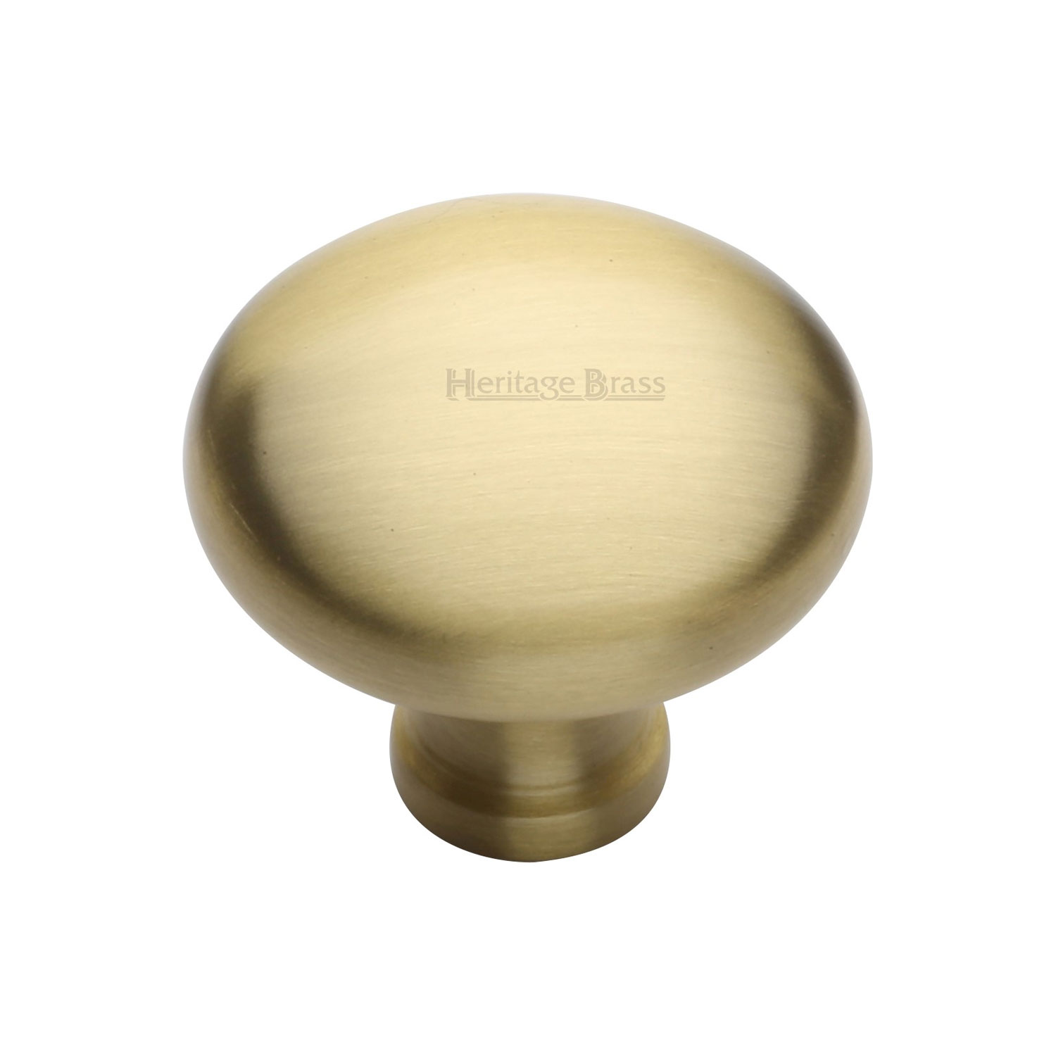 Heritage Brass Cabinet Knob Victorian Round Design 38mm