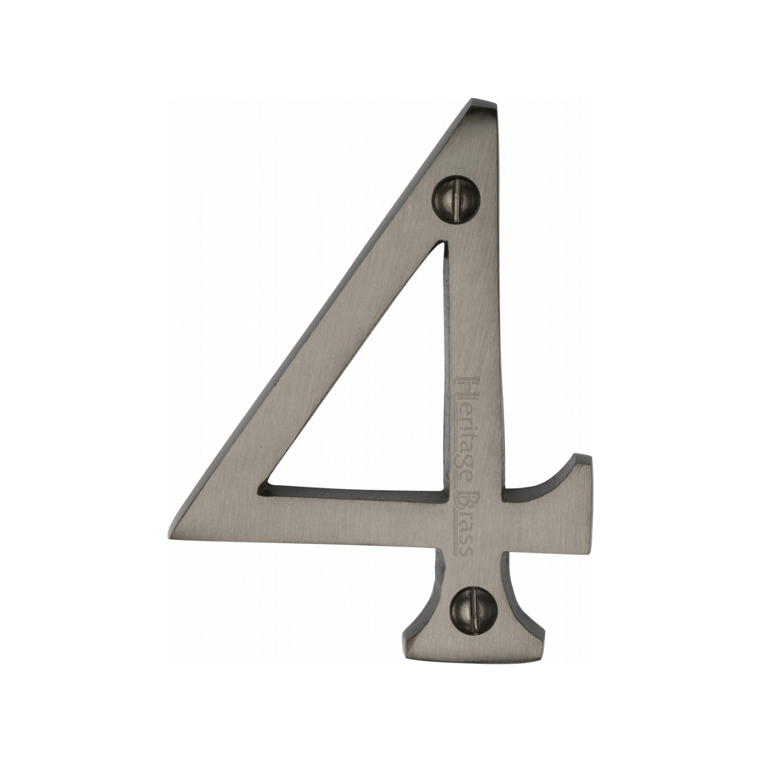 Heritage Brass Numeral 4 Face Fix 76mm (3")