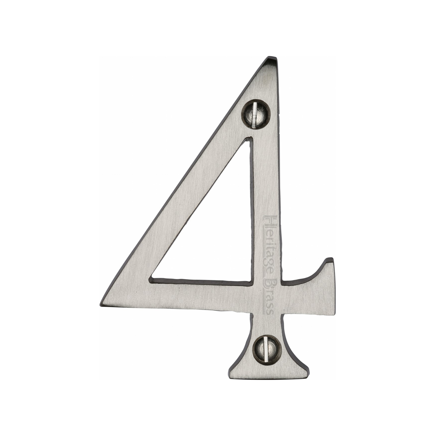 Heritage Brass Numeral 4 Face Fix 76mm (3")