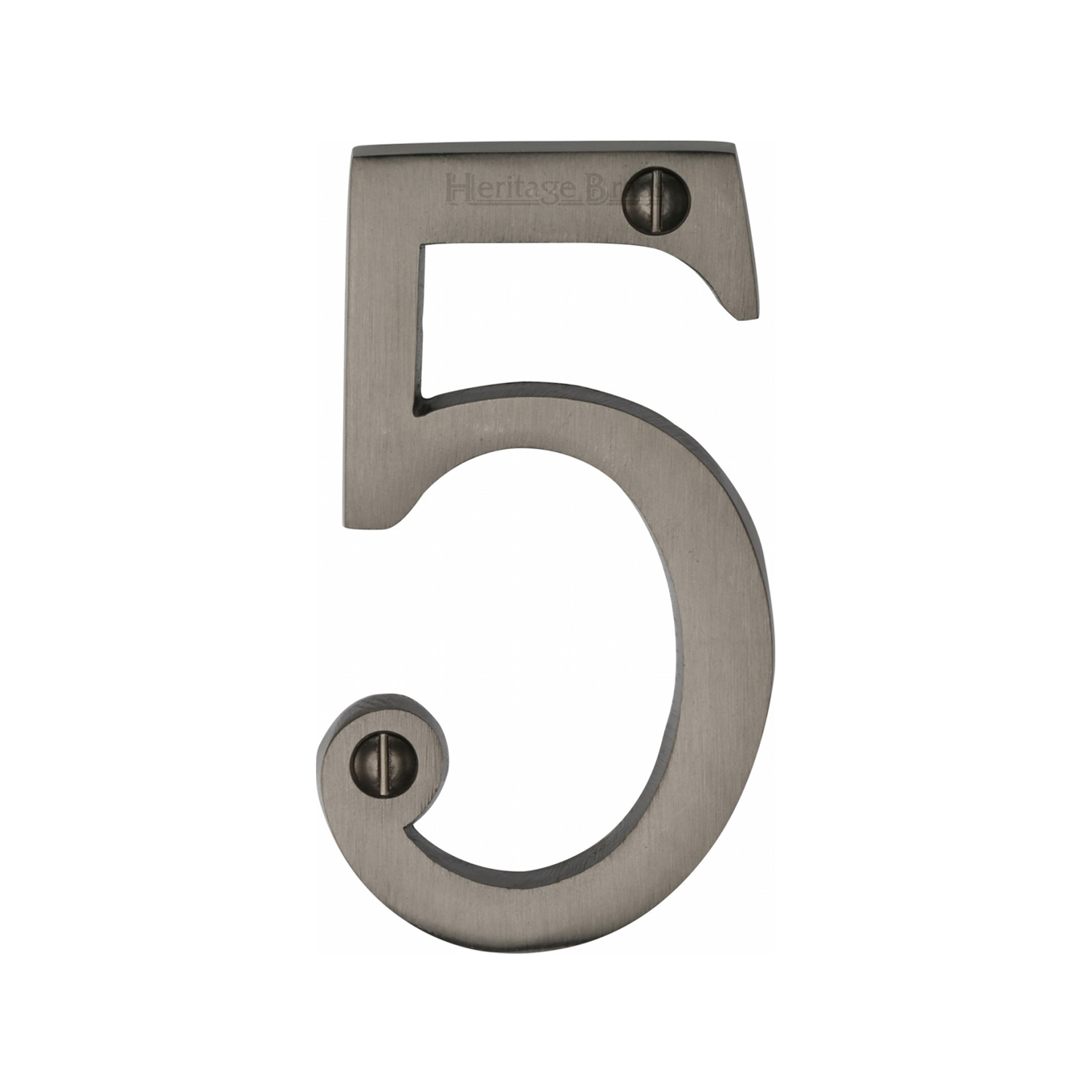 Heritage Brass Numeral 5 Face Fix 76mm (3")