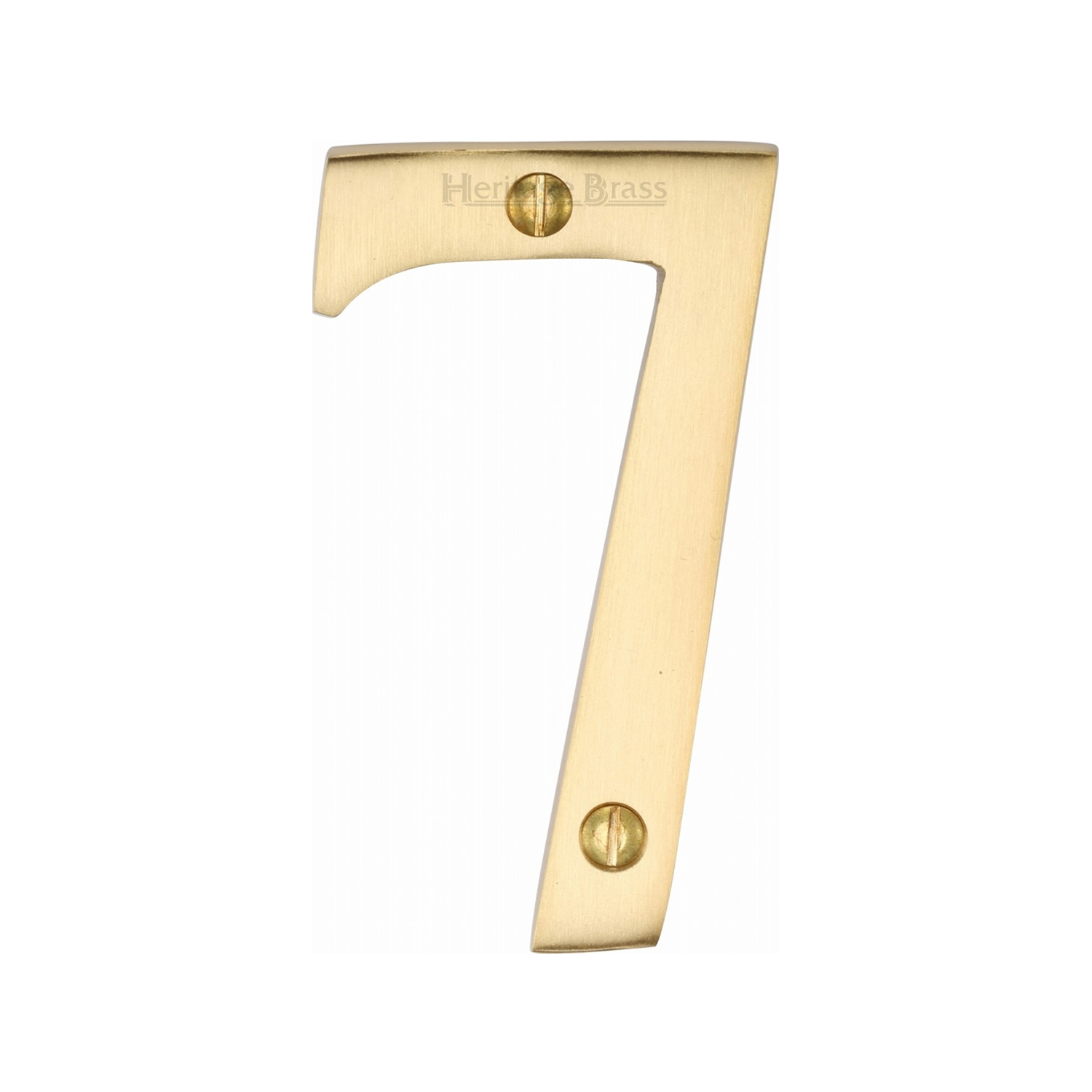 Heritage Brass Numeral 7 Face Fix 76mm (3")
