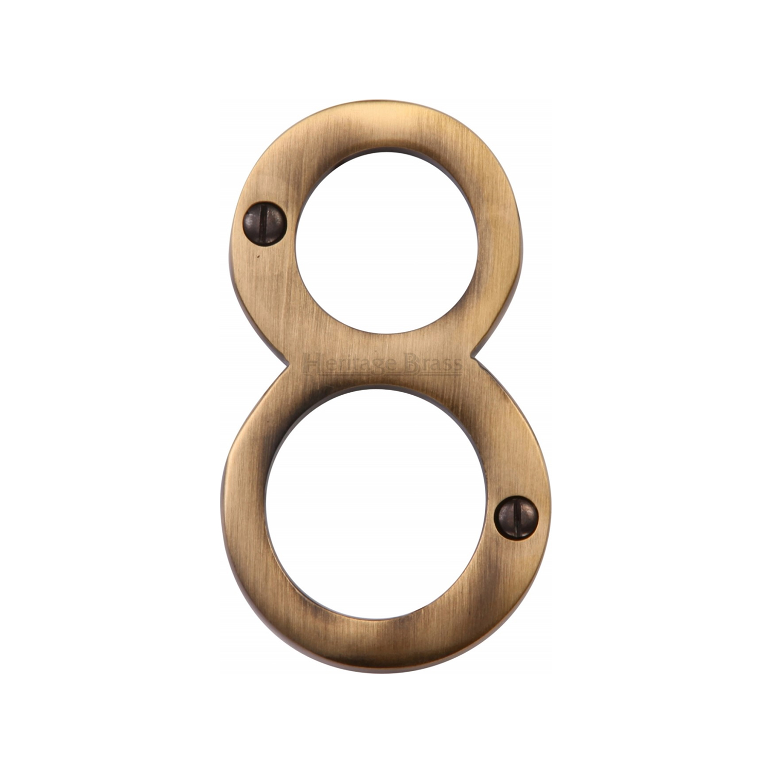 Heritage Brass Numeral 8 Face Fix 76mm (3")