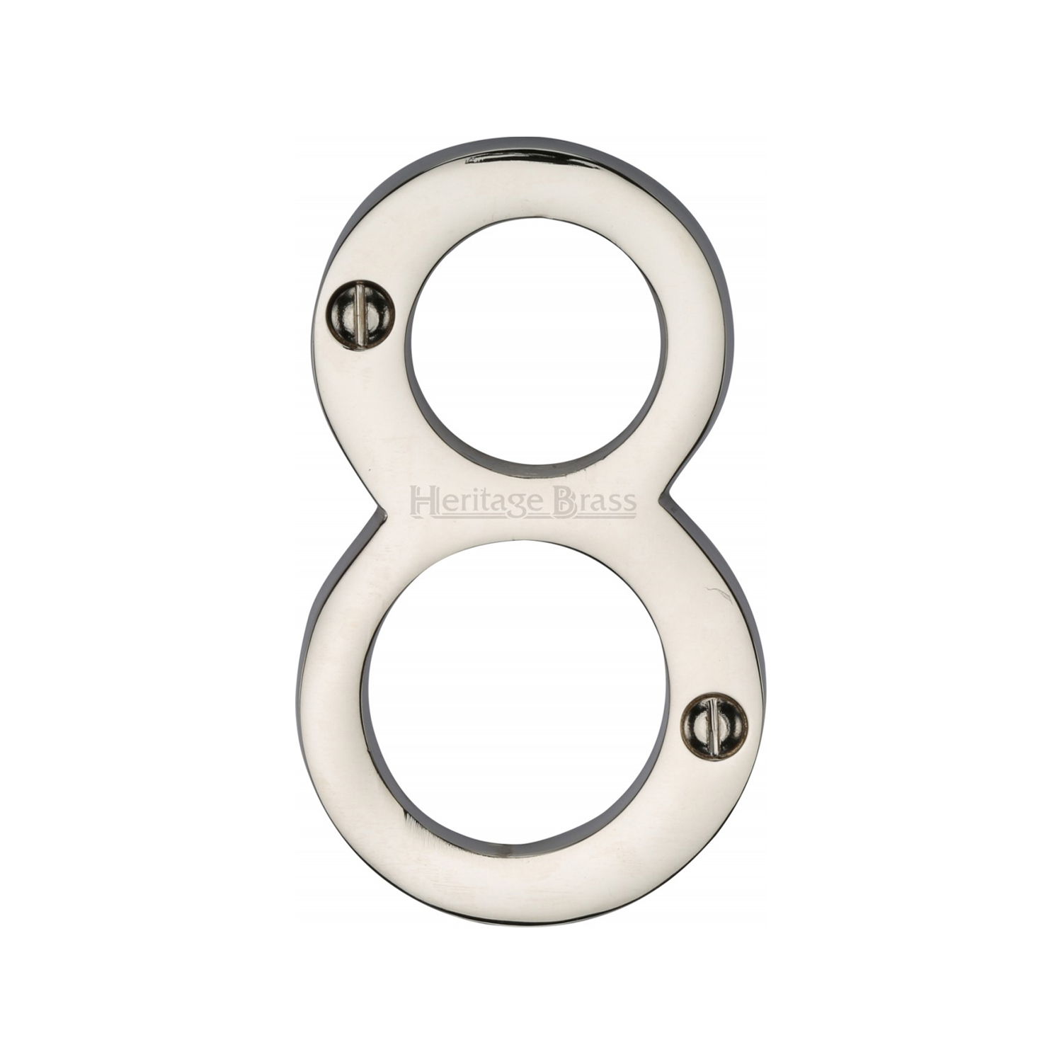Heritage Brass Numeral 8 Face Fix 76mm (3")