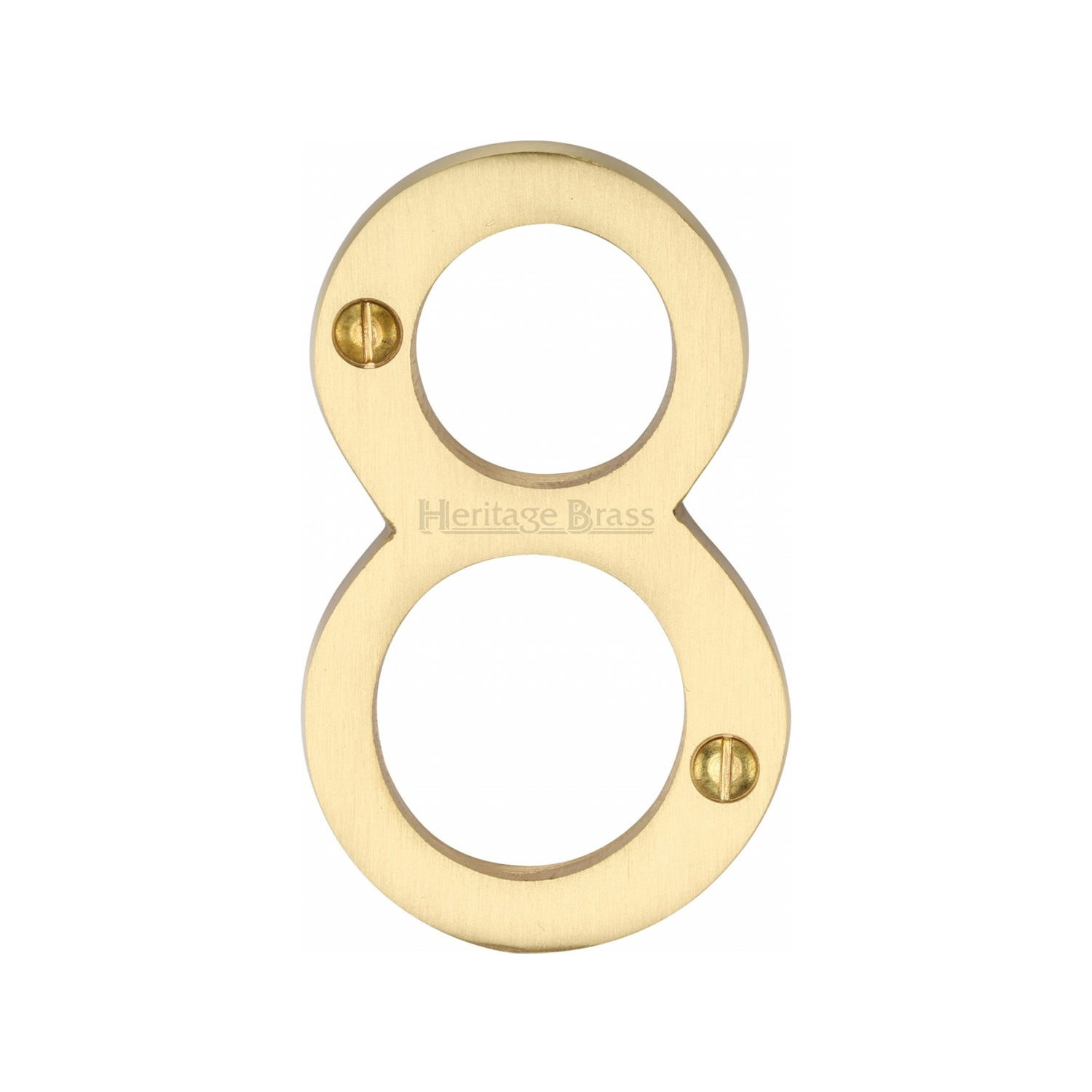 Heritage Brass Numeral 8 Face Fix 76mm (3")