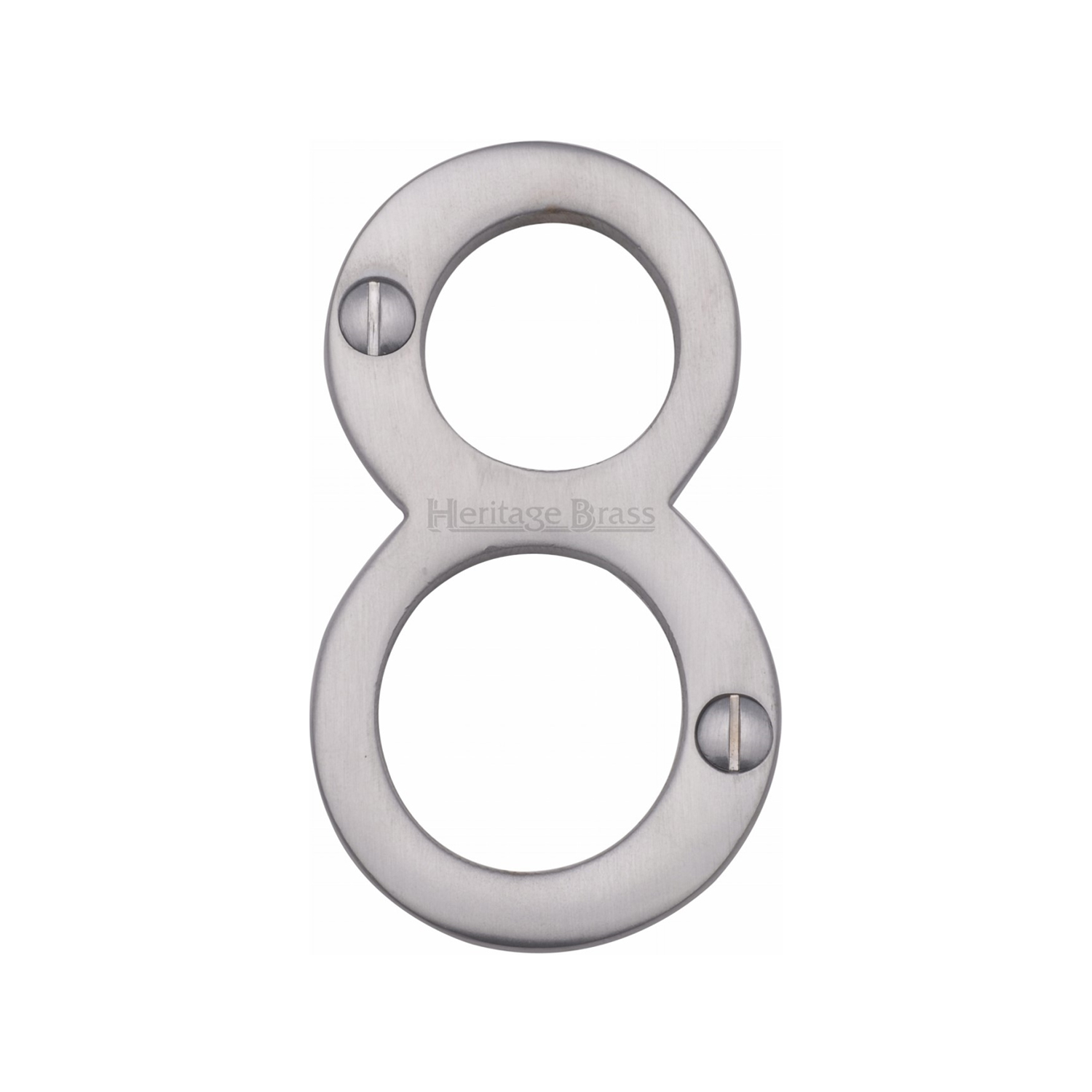 Heritage Brass Numeral 8 Face Fix 76mm (3")