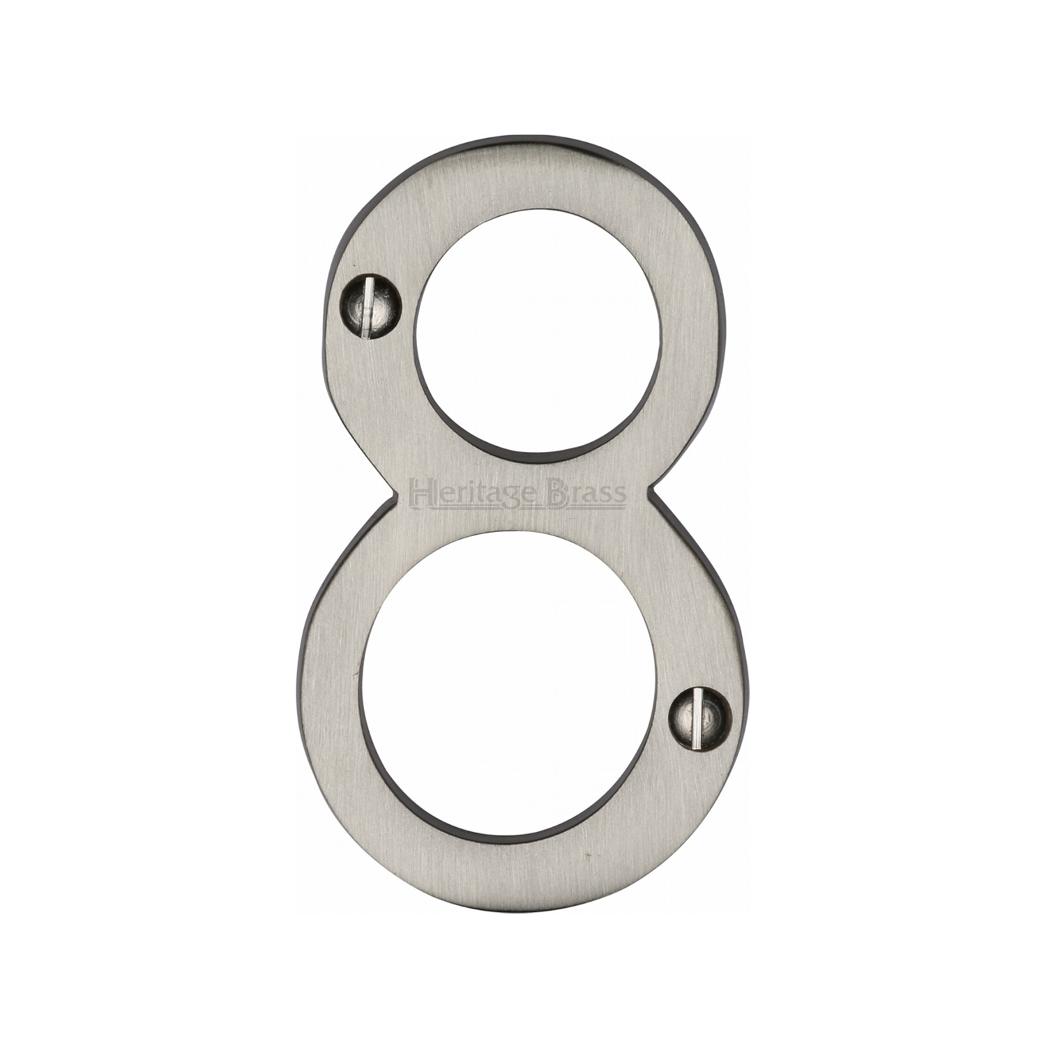 Heritage Brass Numeral 8 Face Fix 76mm (3")