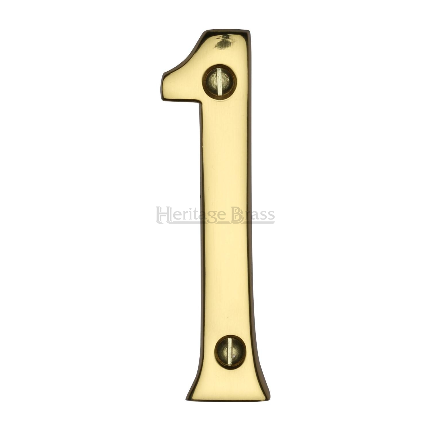 Heritage Brass Numeral 1 Face Fix 76mm (3")