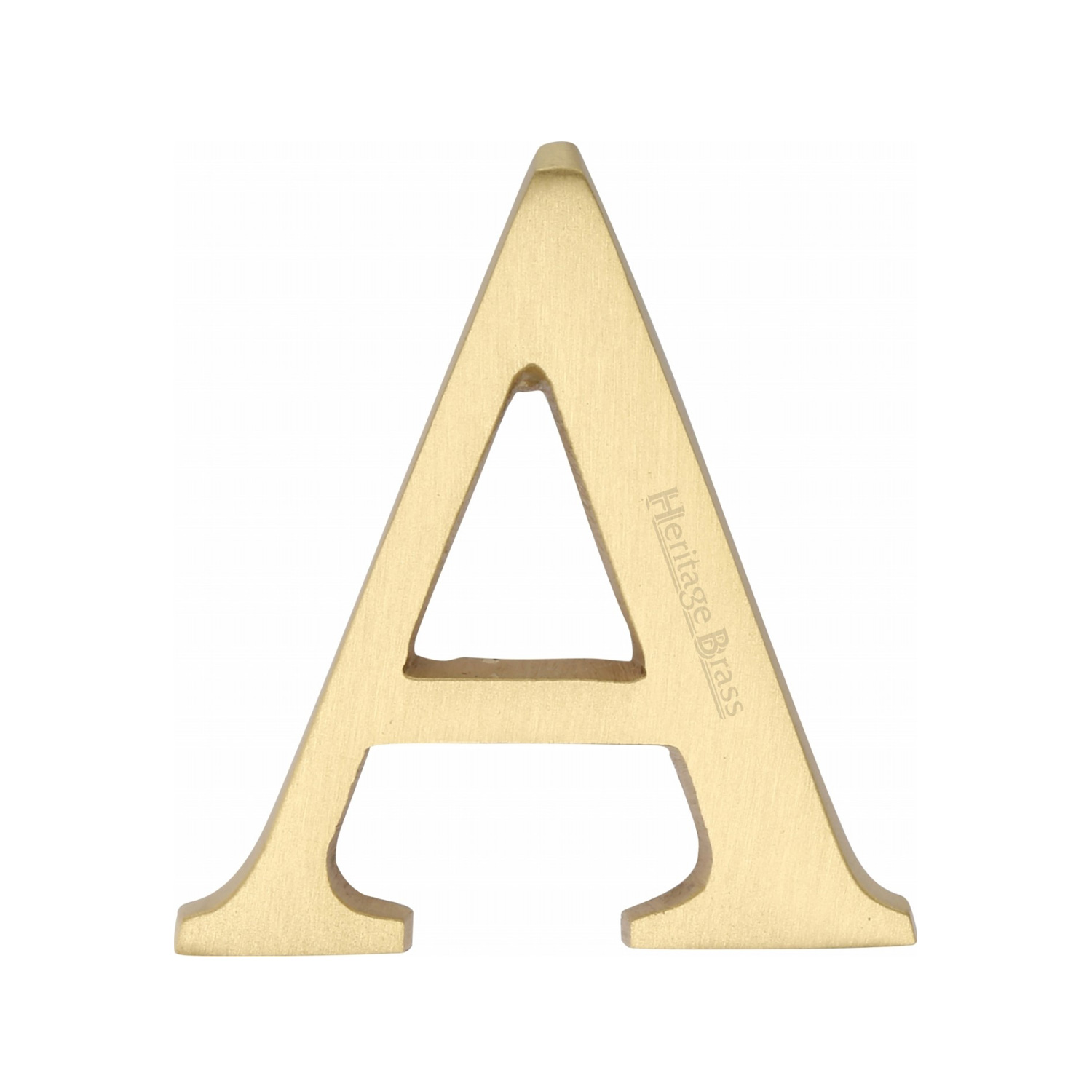 Heritage Brass Alphabet A Pin Fix 51mm (2")