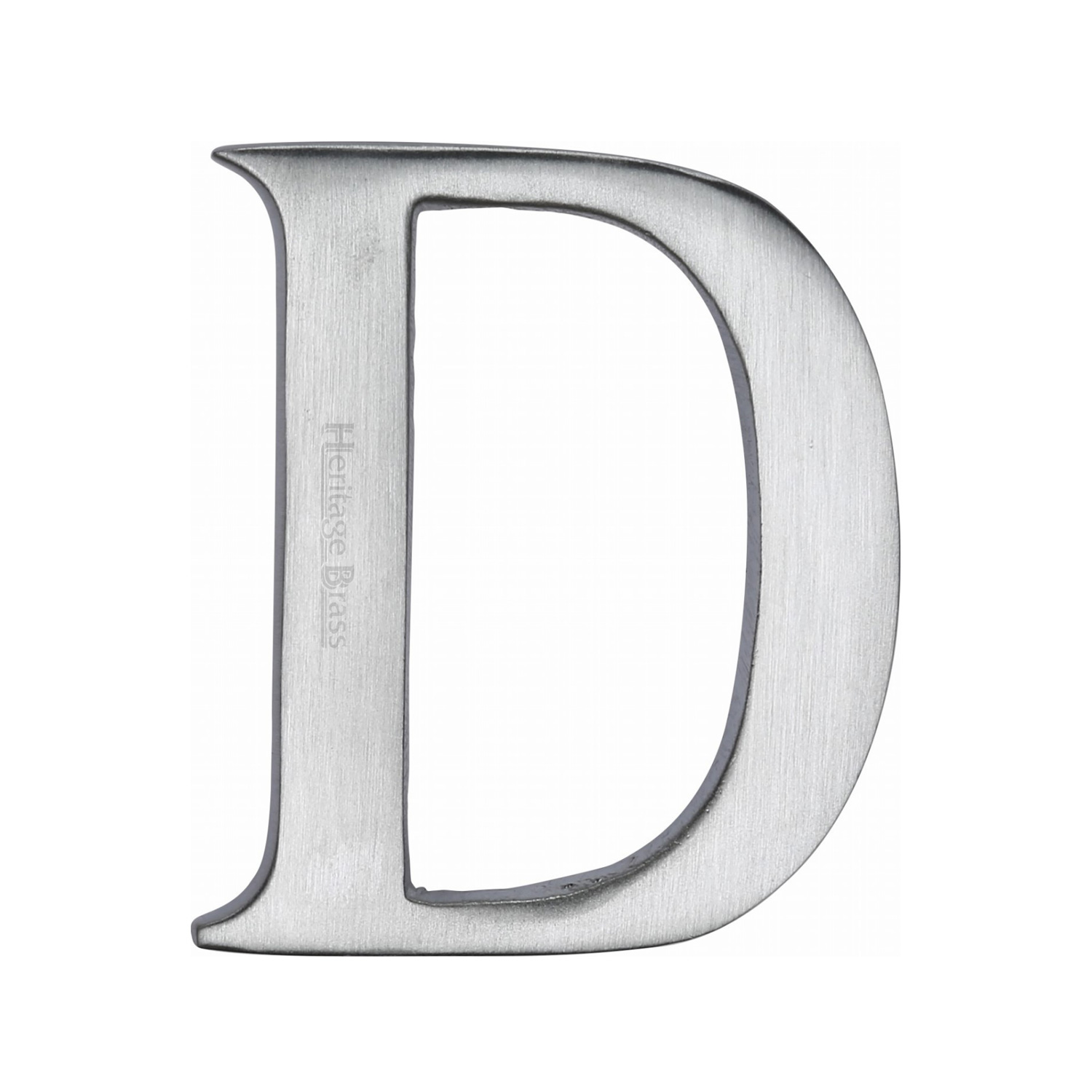 Heritage Brass Alphabet D Pin Fix 51mm (2")