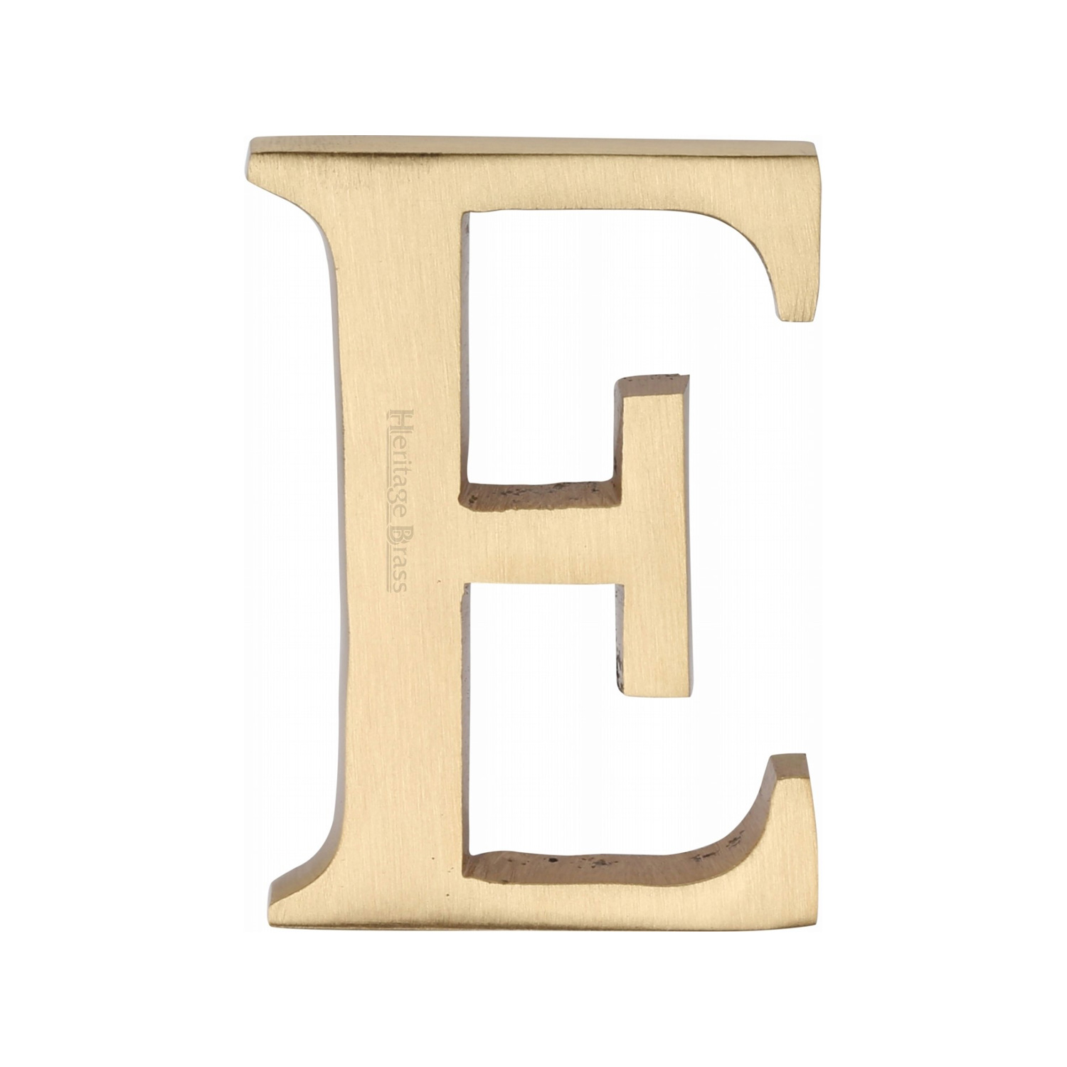 Heritage Brass Alphabet E Pin Fix 51mm (2")