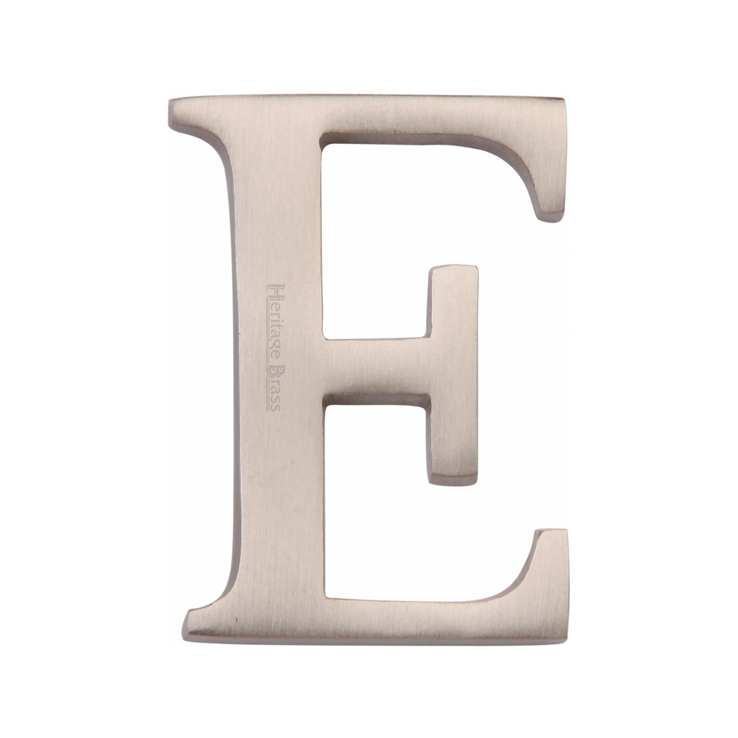 Heritage Brass Alphabet E Pin Fix 51mm (2")
