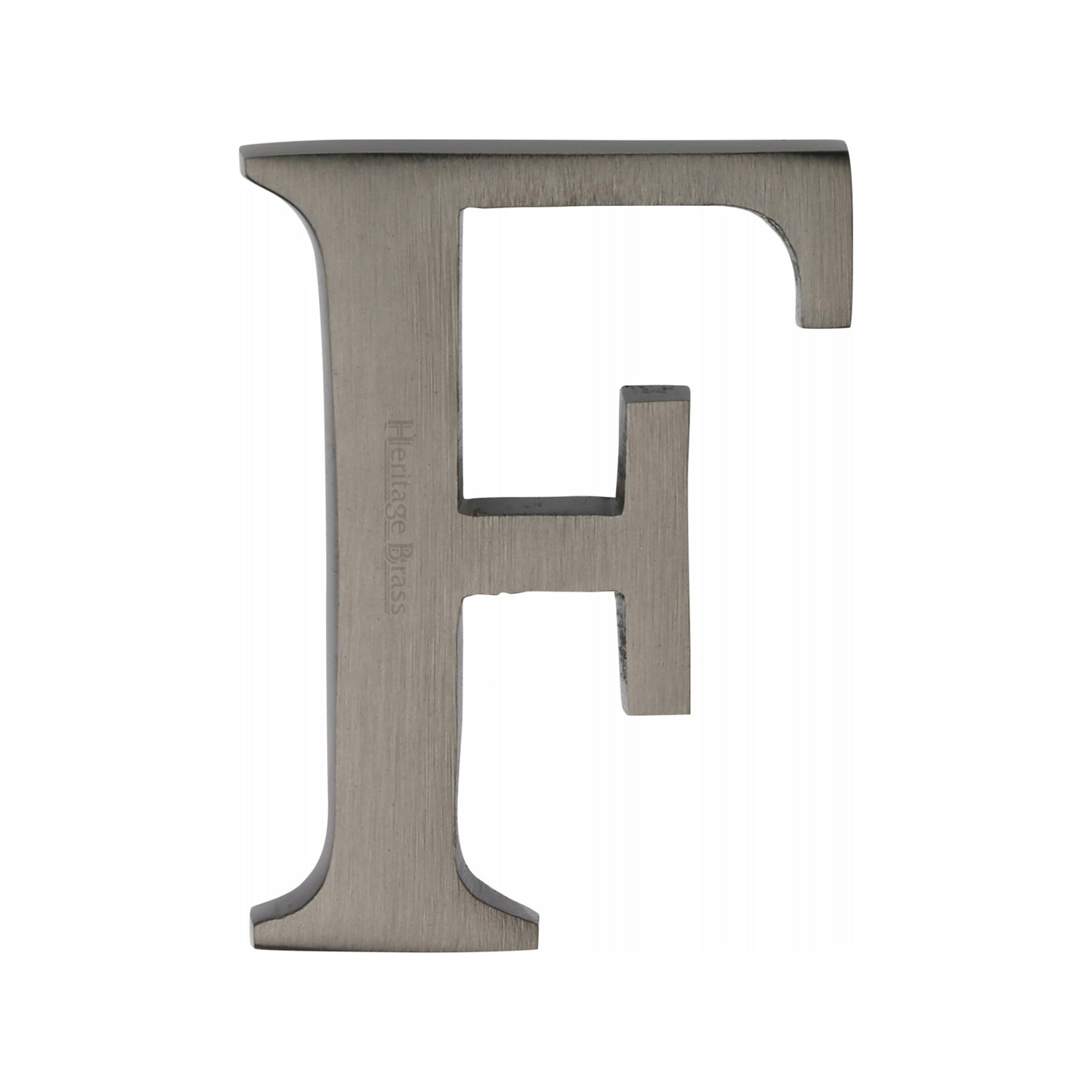 Heritage Brass Alphabet F Pin Fix 51mm (2")