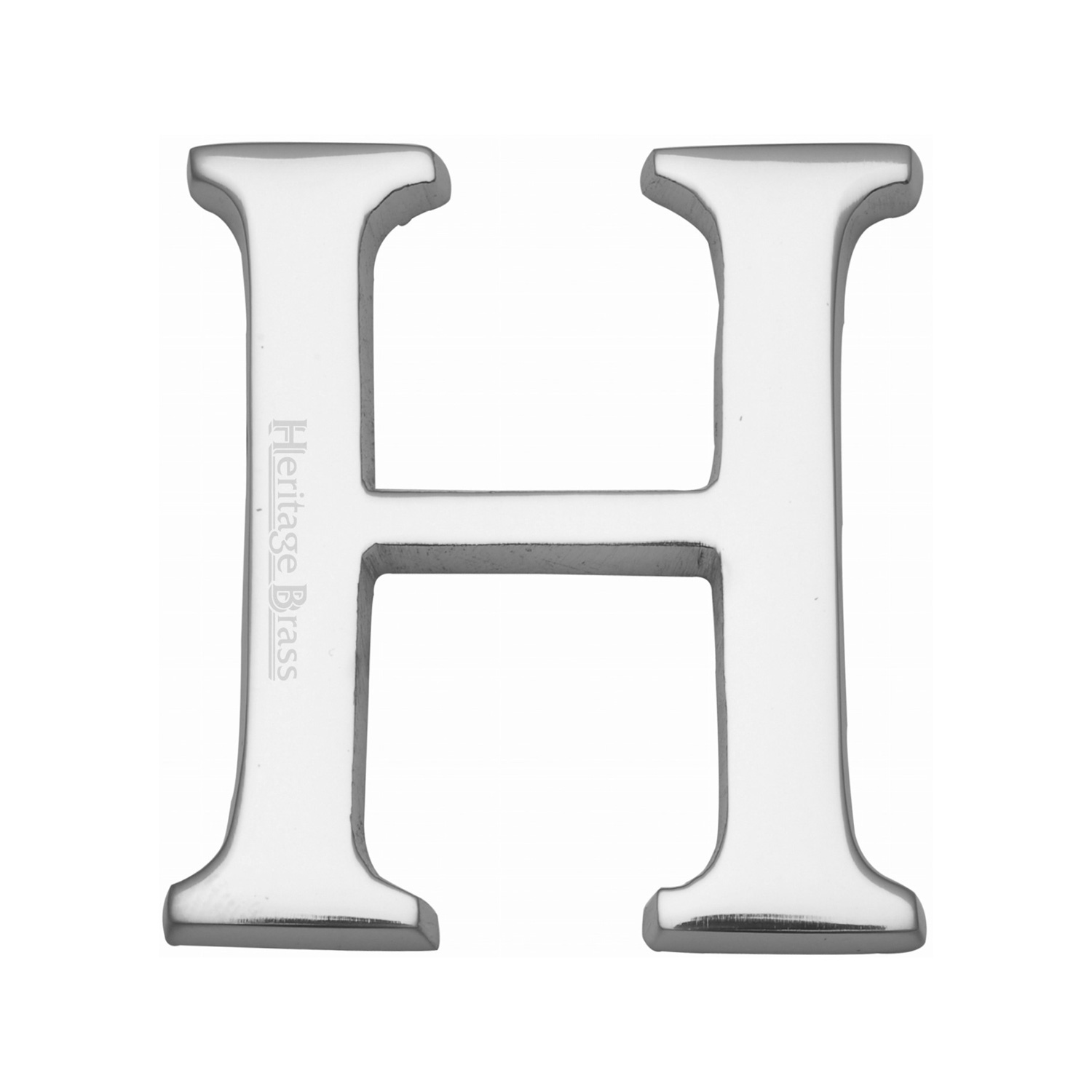 H Shape Pin Heritage Brass Alphabet H Pin Fix 51mm (2