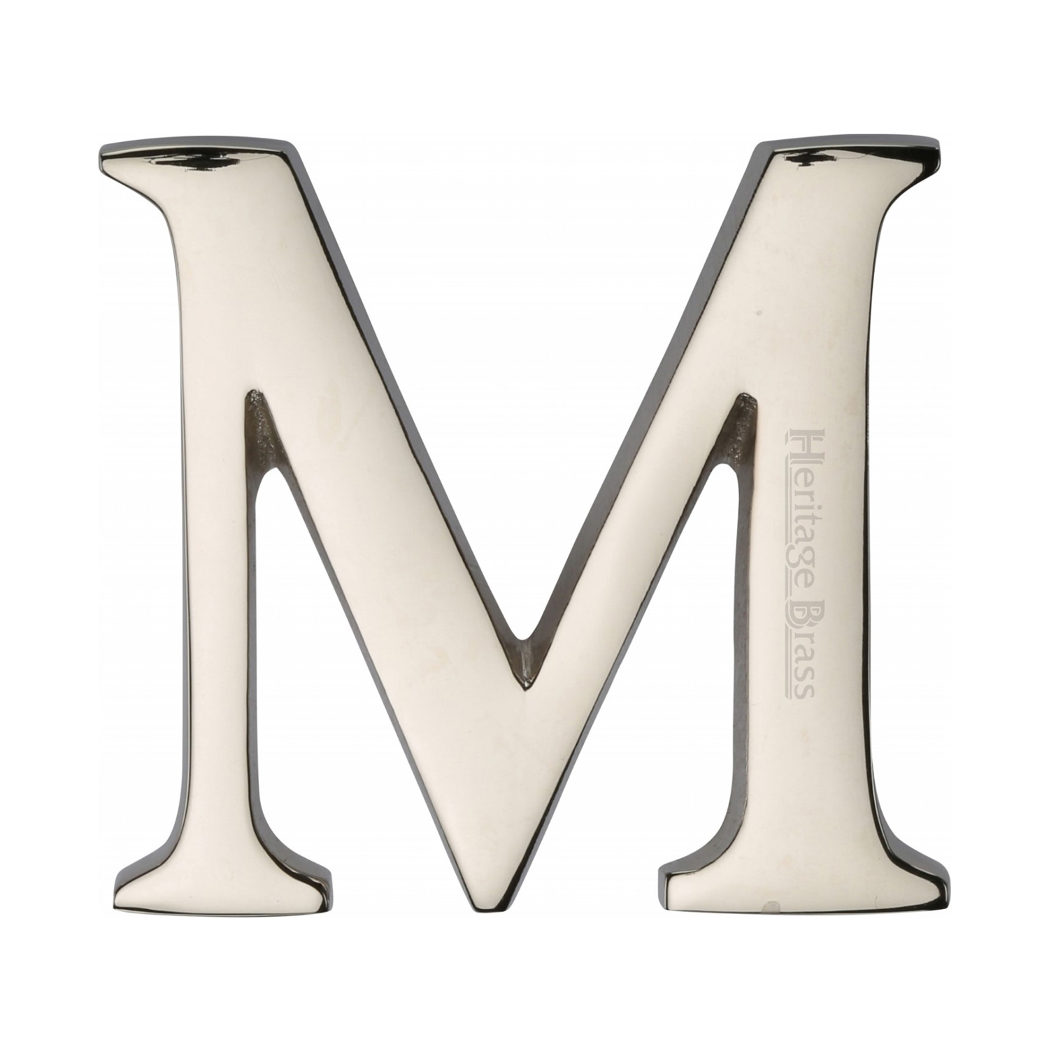 Heritage Brass Alphabet M Pin Fix 51mm (2")