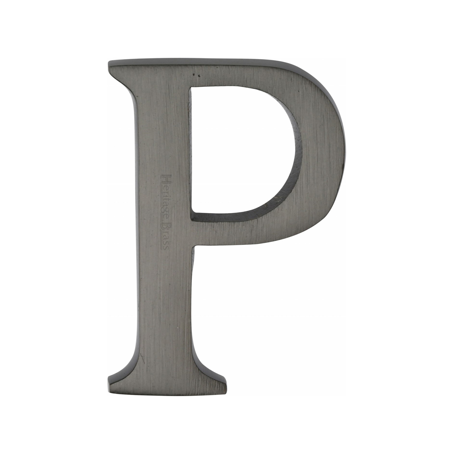 Heritage Brass Alphabet P Pin Fix 51mm (2")