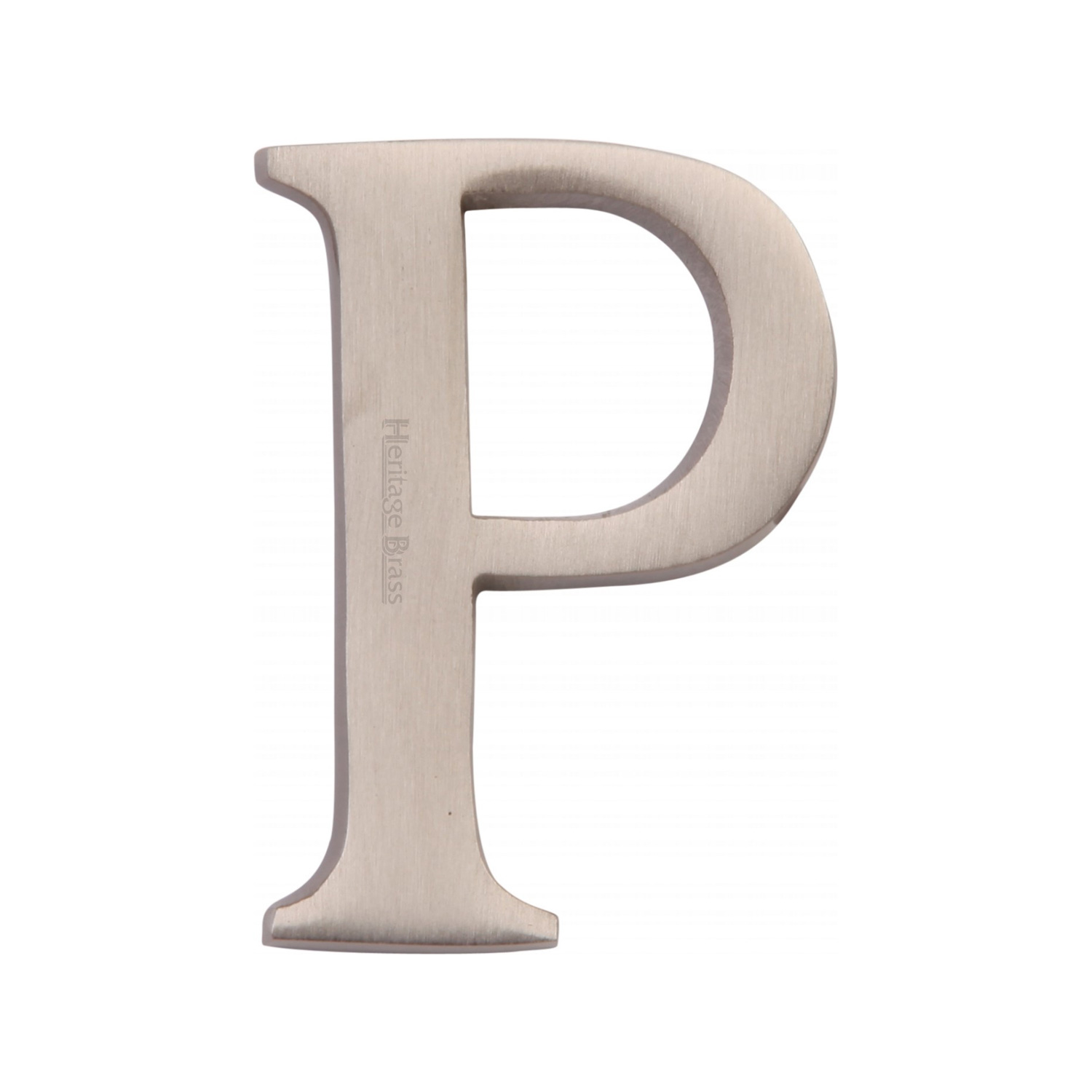Heritage Brass Alphabet P Pin Fix 51mm (2")