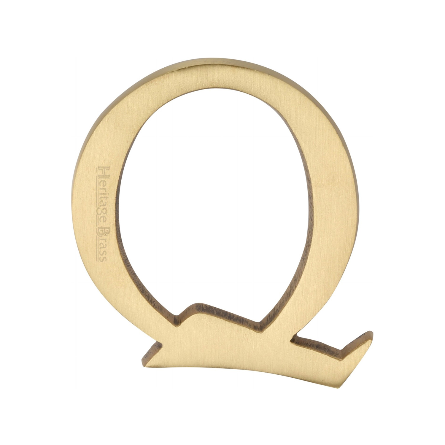 Heritage Brass Alphabet Q Pin Fix 51mm (2")