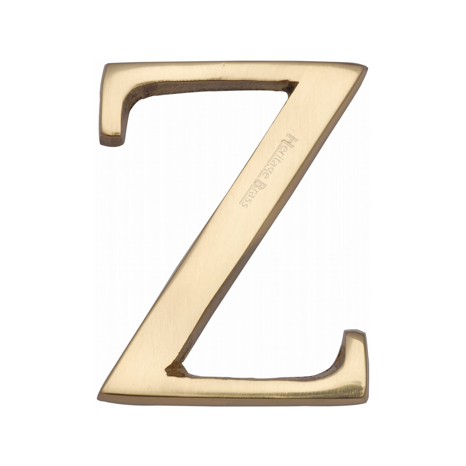 Heritage Brass Alphabet Z Pin Fix 51mm (2")