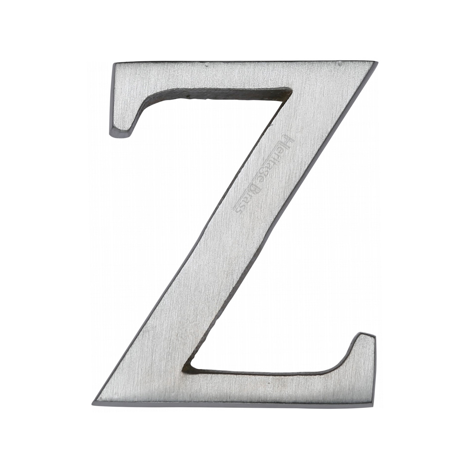 Heritage Brass Alphabet Z Pin Fix 51mm (2")