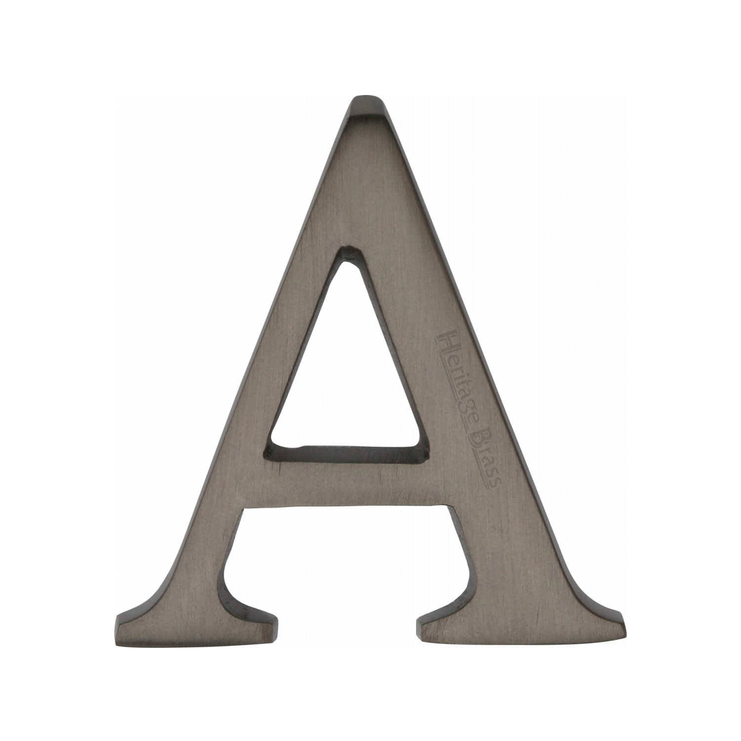 Heritage Brass Alphabet A Pin Fix 51mm (2")