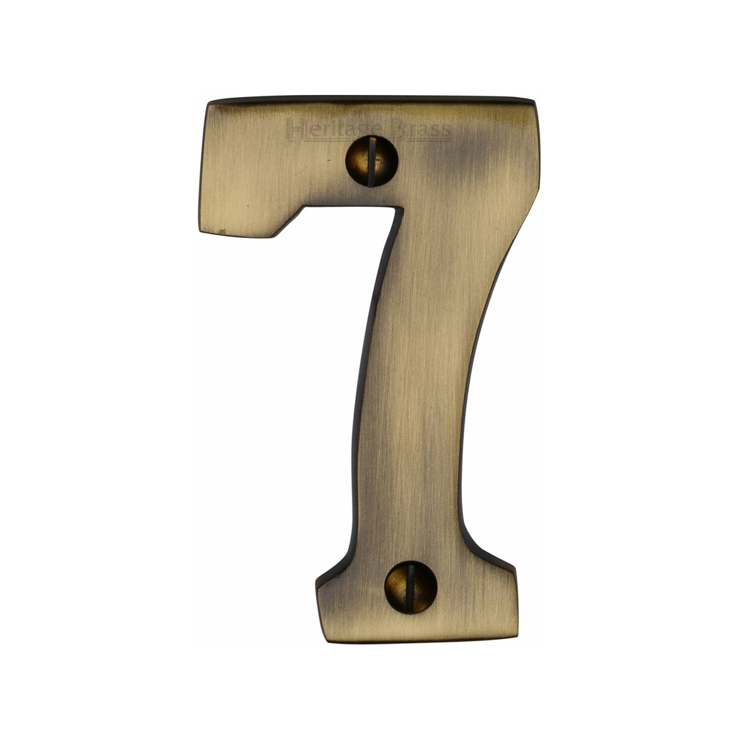 Heritage Brass Numeral 7 Face Fix 76mm (3")