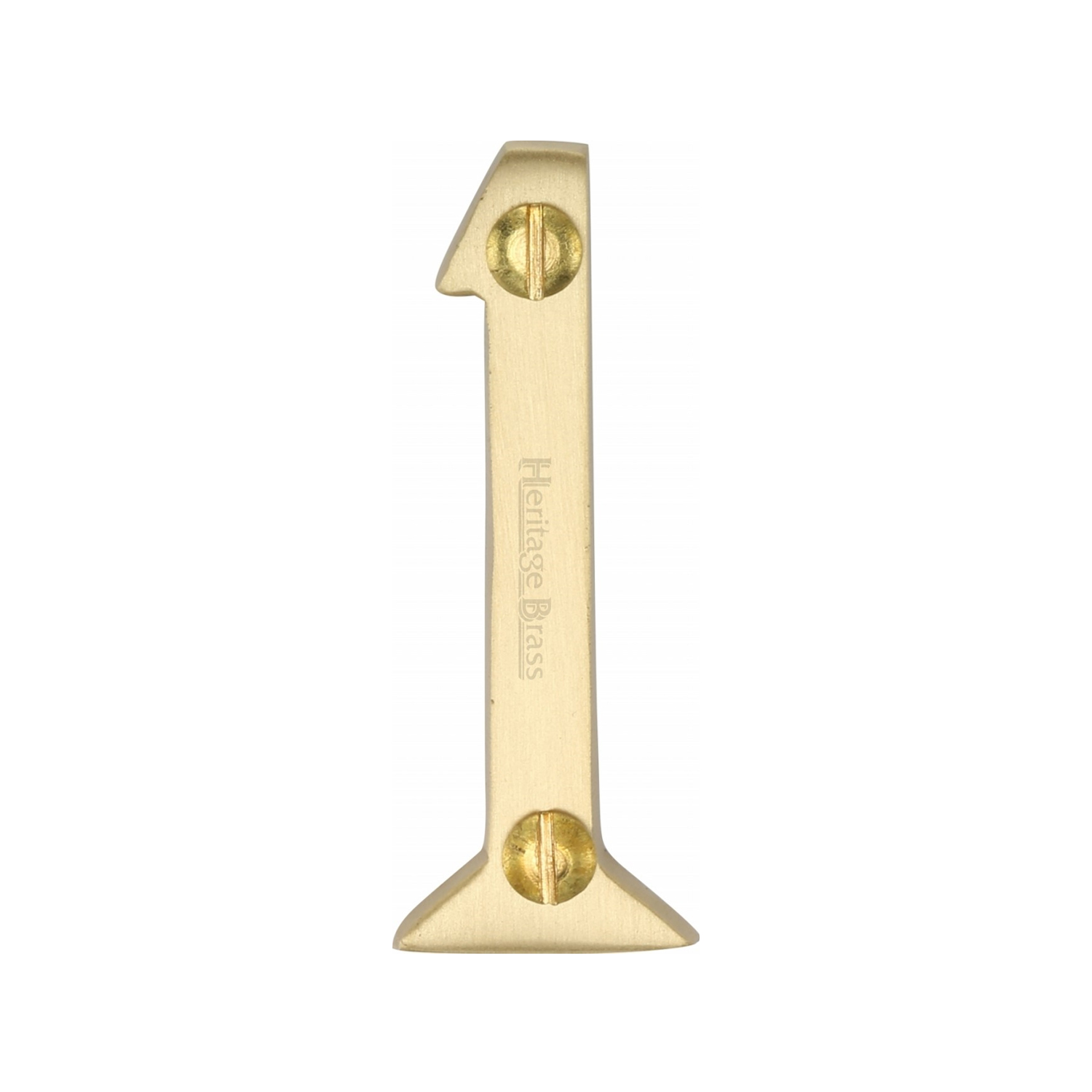 Heritage Brass Numeral 1 Face Fix 51mm (2")