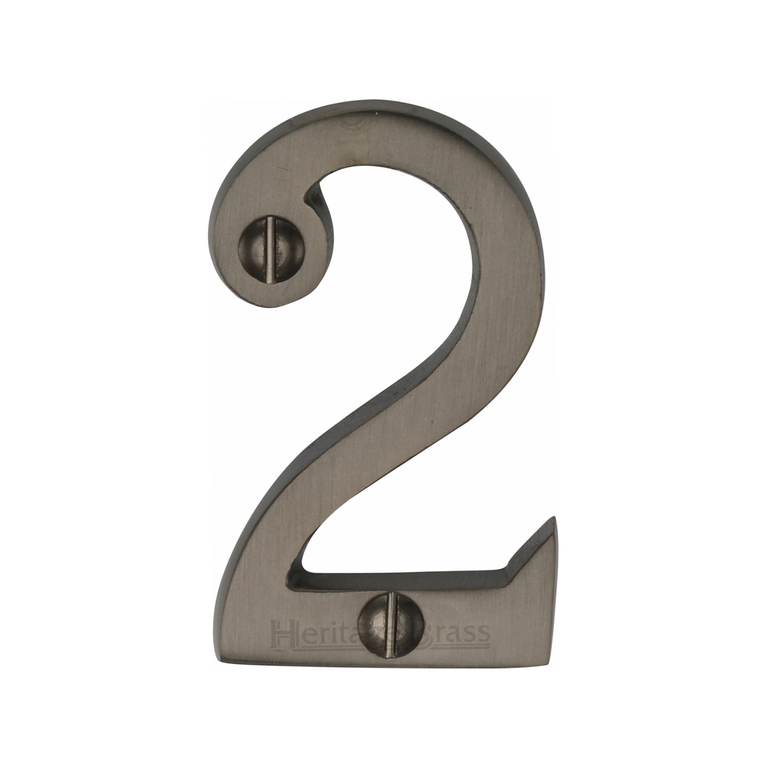 Heritage Brass Numeral 2 Face Fix 51mm (2")