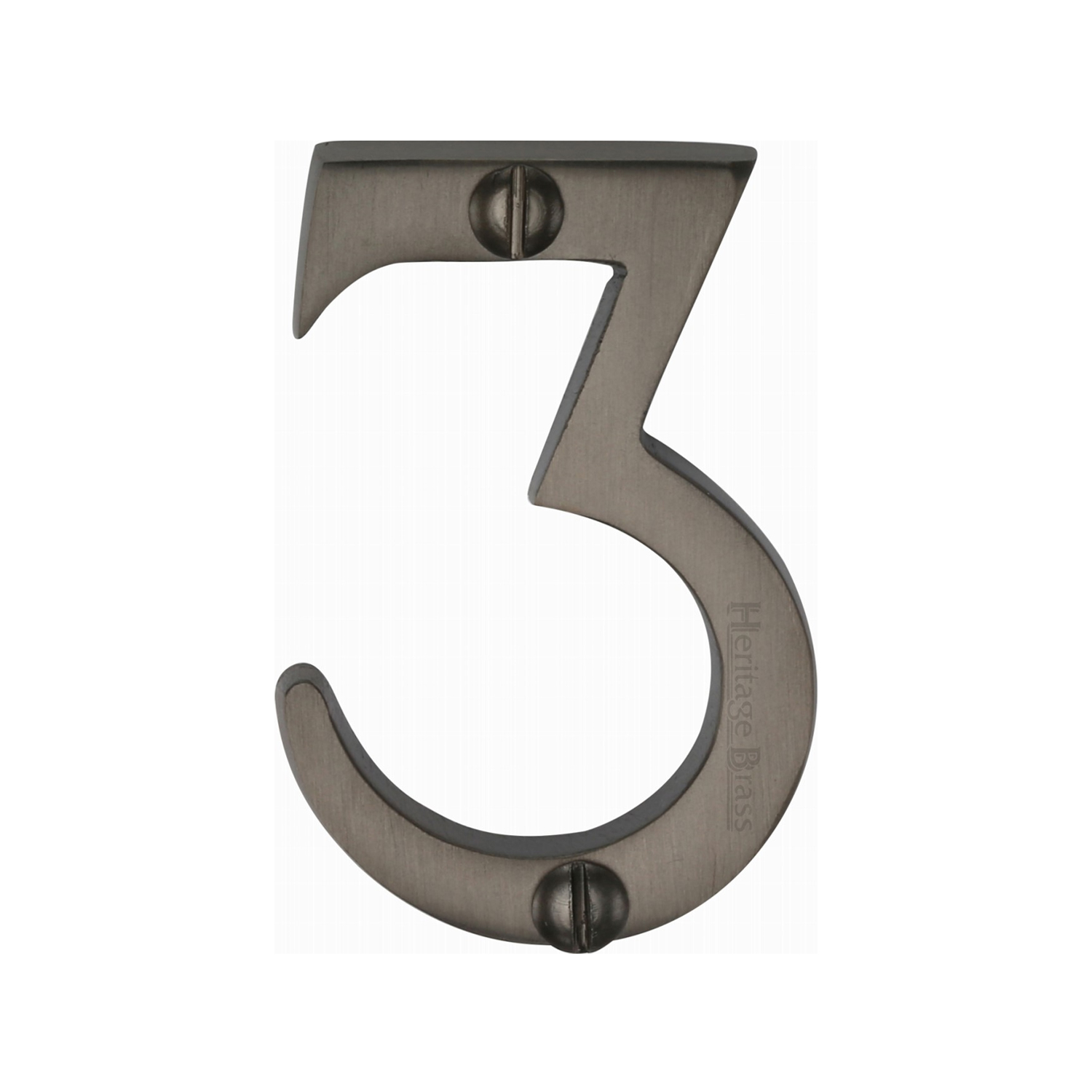 Heritage Brass Numeral 3 Face Fix 51mm (2")
