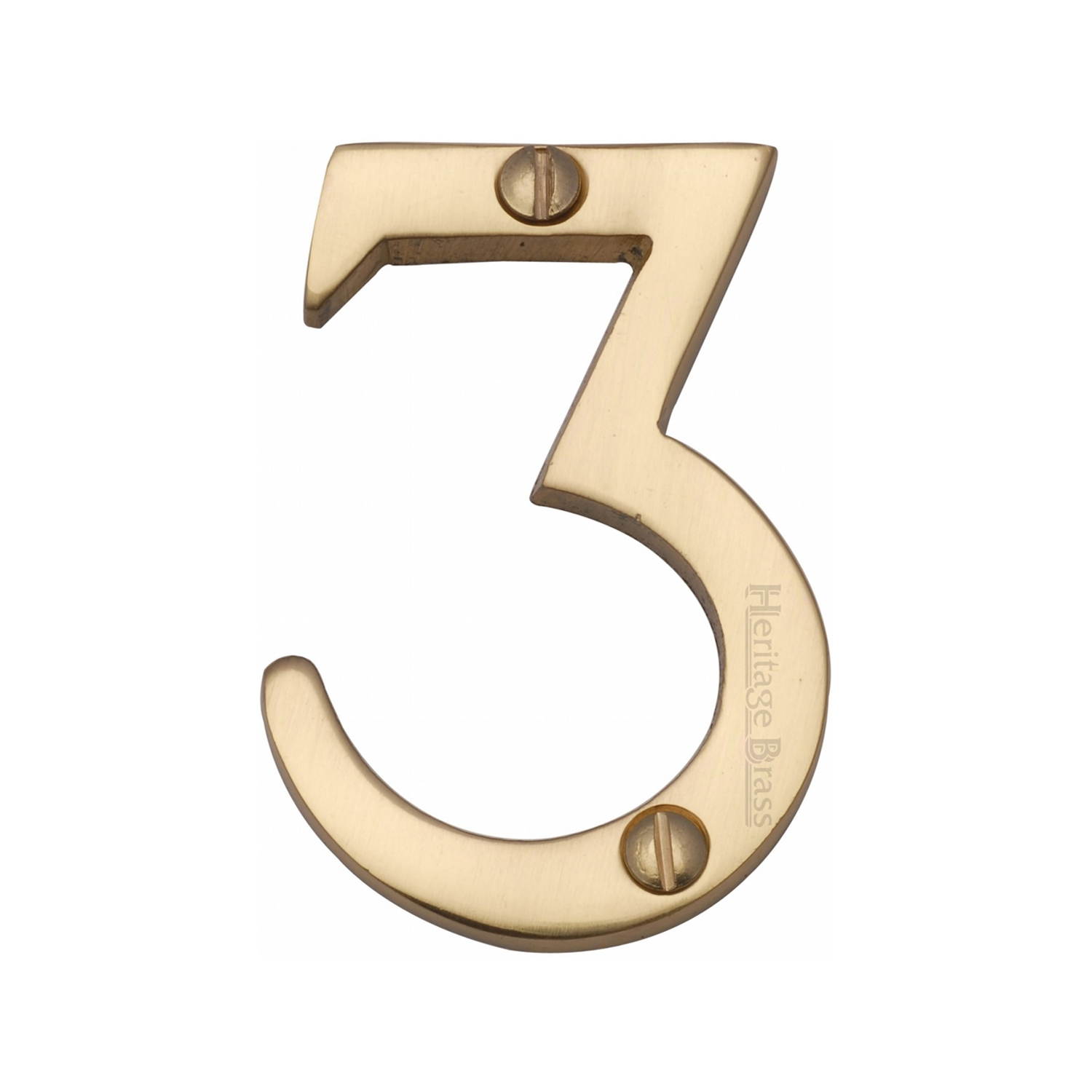 Heritage Brass Numeral 3 Face Fix 51mm (2")