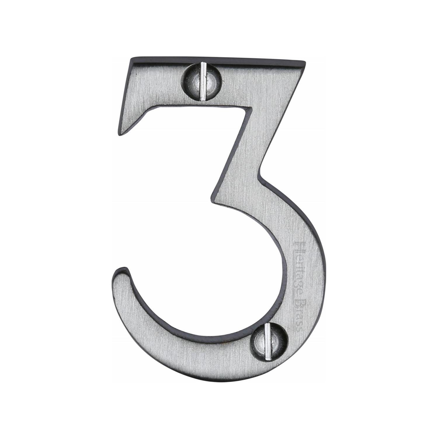 Heritage Brass Numeral 3 Face Fix 51mm (2")