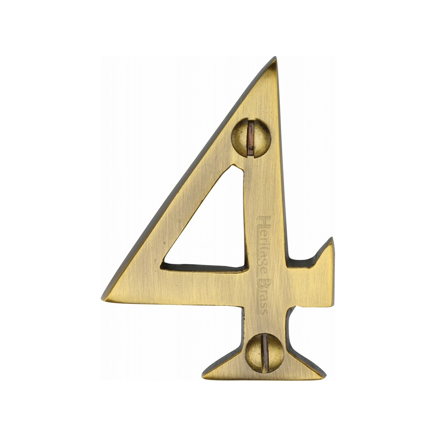 Heritage Brass Numeral 4 Face Fix 51mm (2")