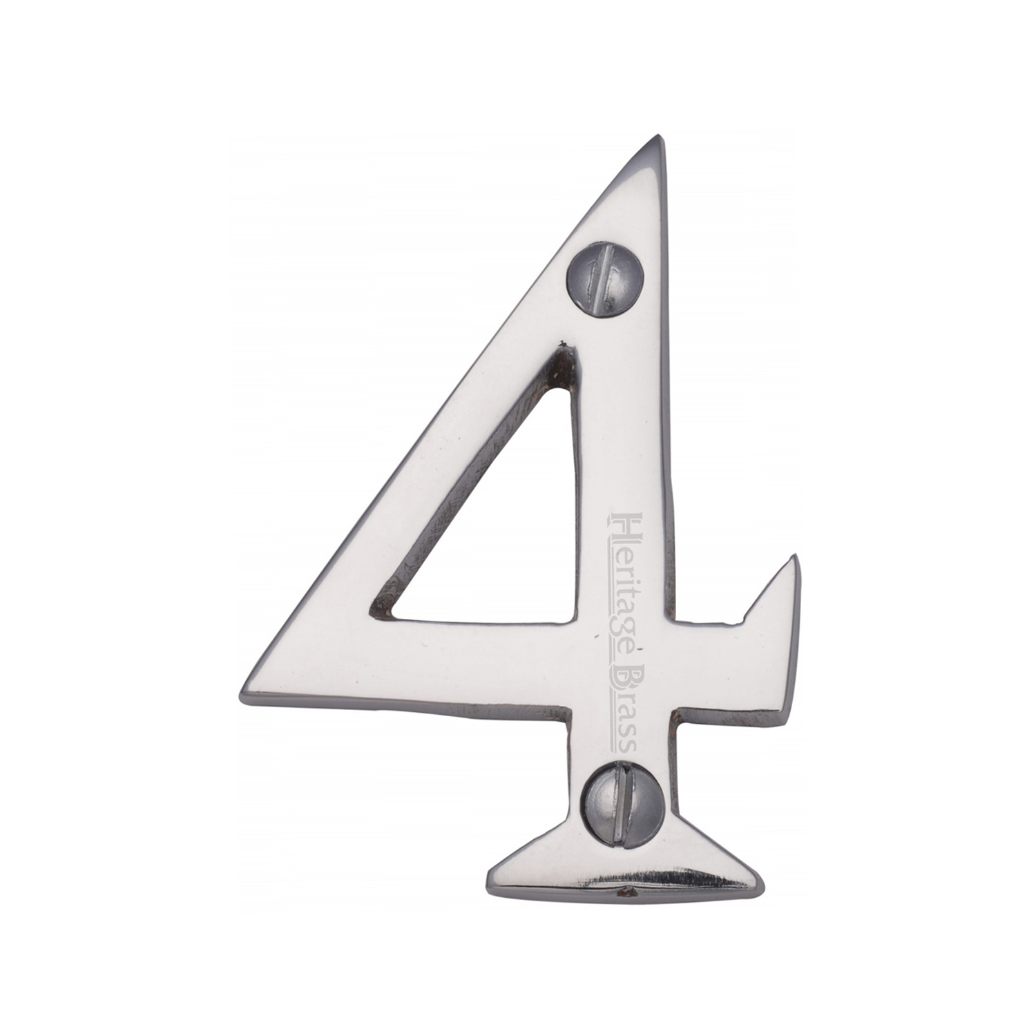 Heritage Brass Numeral 4 Face Fix 51mm (2")