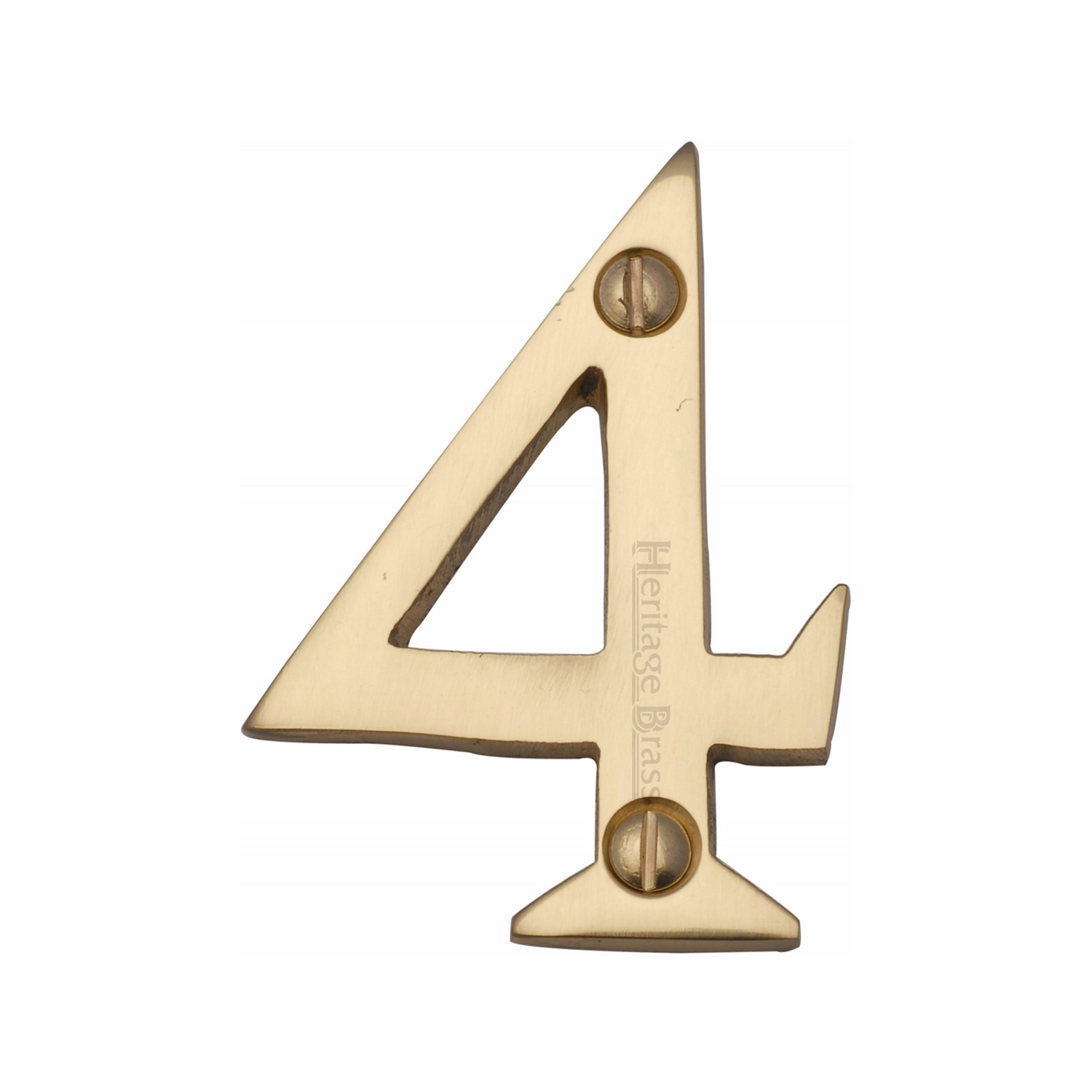 Heritage Brass Numeral 4 Face Fix 51mm (2")