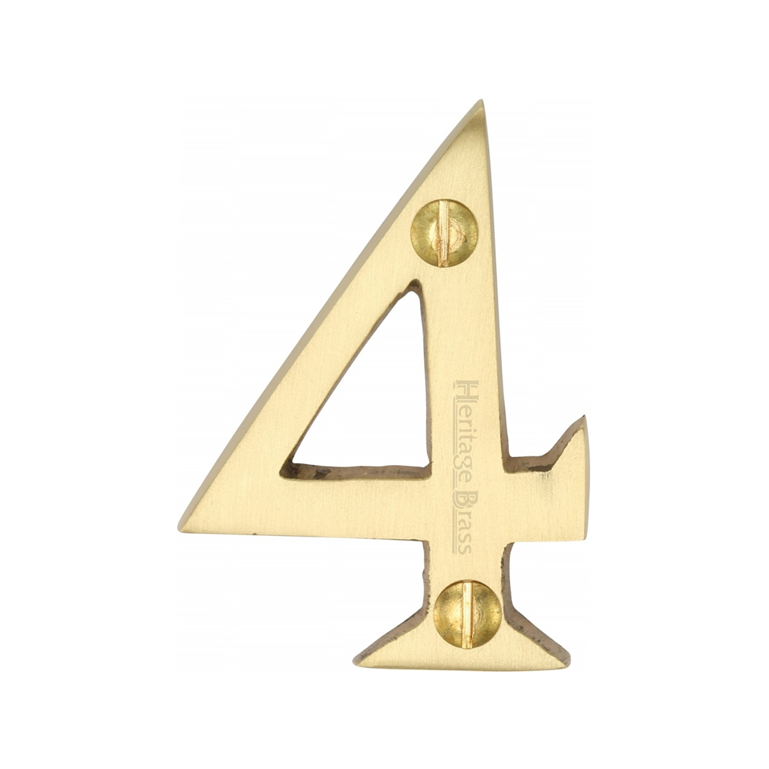 Heritage Brass Numeral 4 Face Fix 51mm (2")