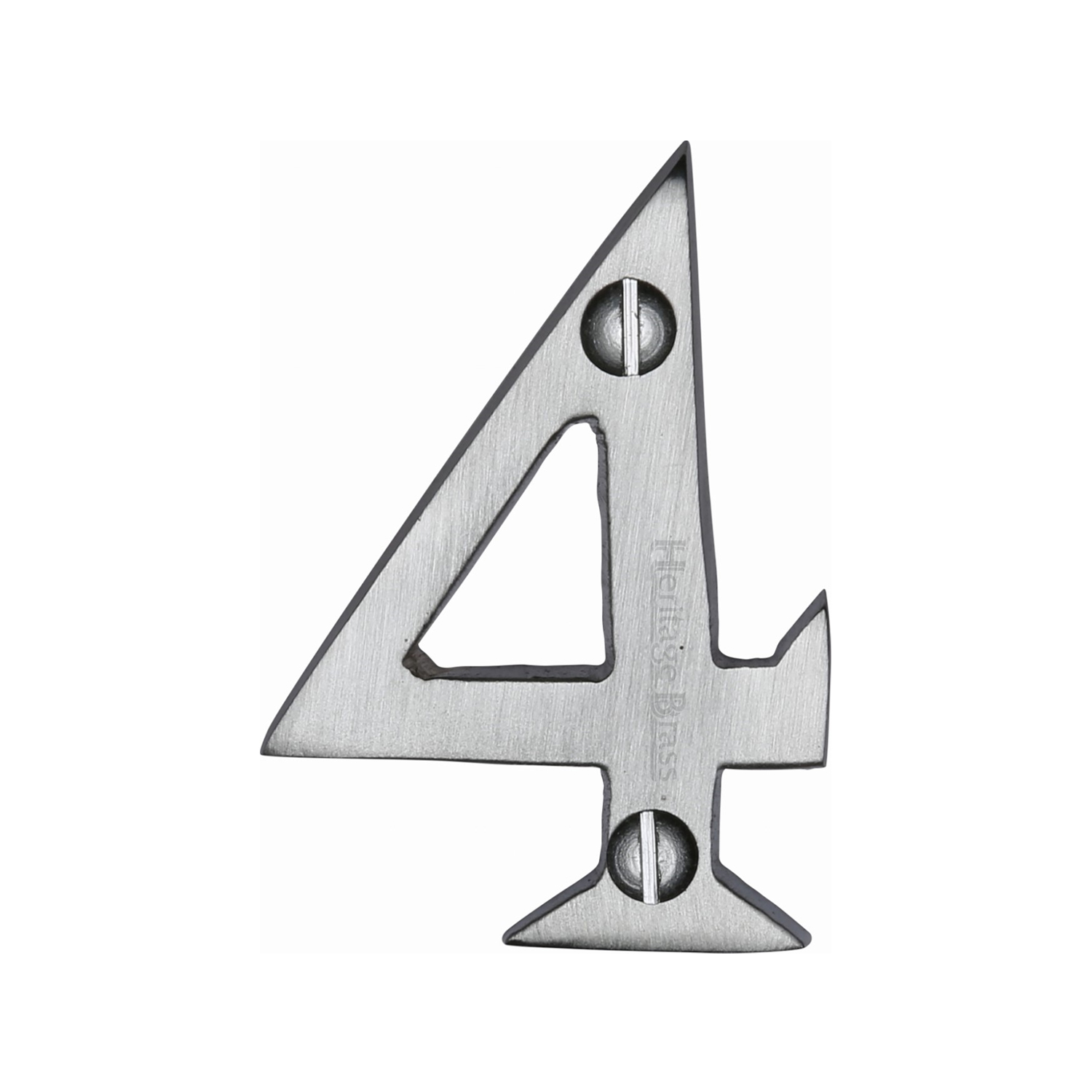 Heritage Brass Numeral 4 Face Fix 51mm (2")