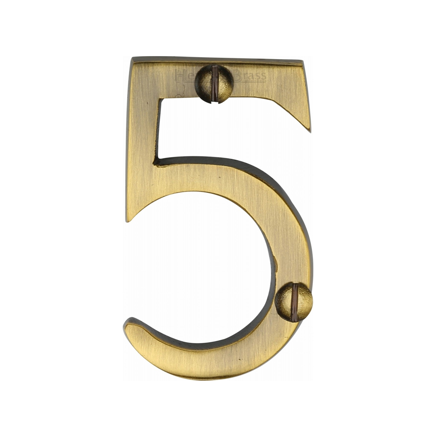 Heritage Brass Numeral 5 Face Fix 51mm (2")