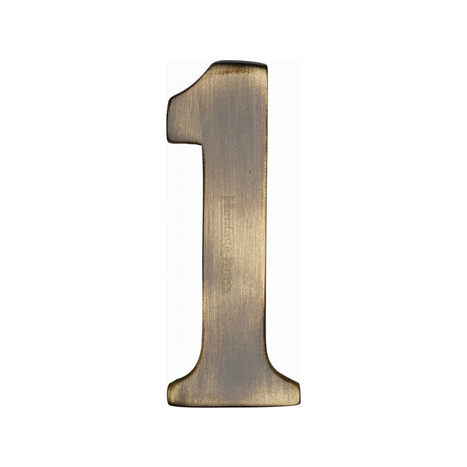 Heritage Brass Numeral 1 Self Adhesive 51mm (2")
