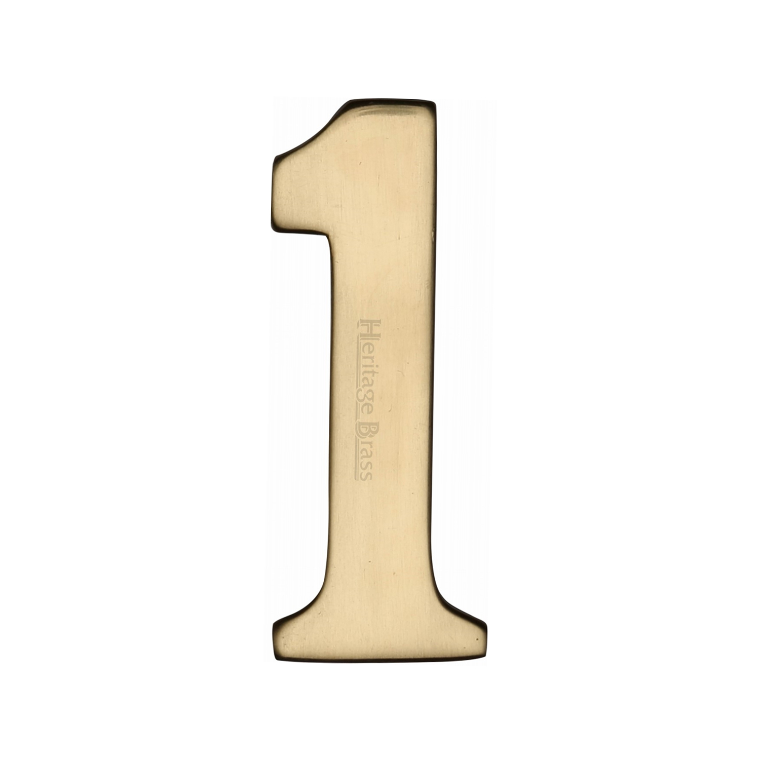 Heritage Brass Numeral 1 Self Adhesive 51mm (2")