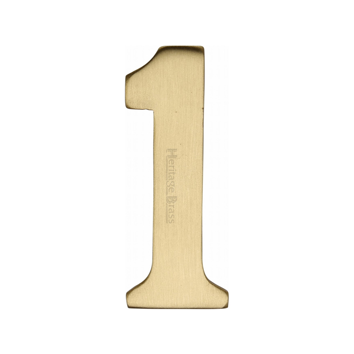 Heritage Brass Numeral 1 Self Adhesive 51mm (2")