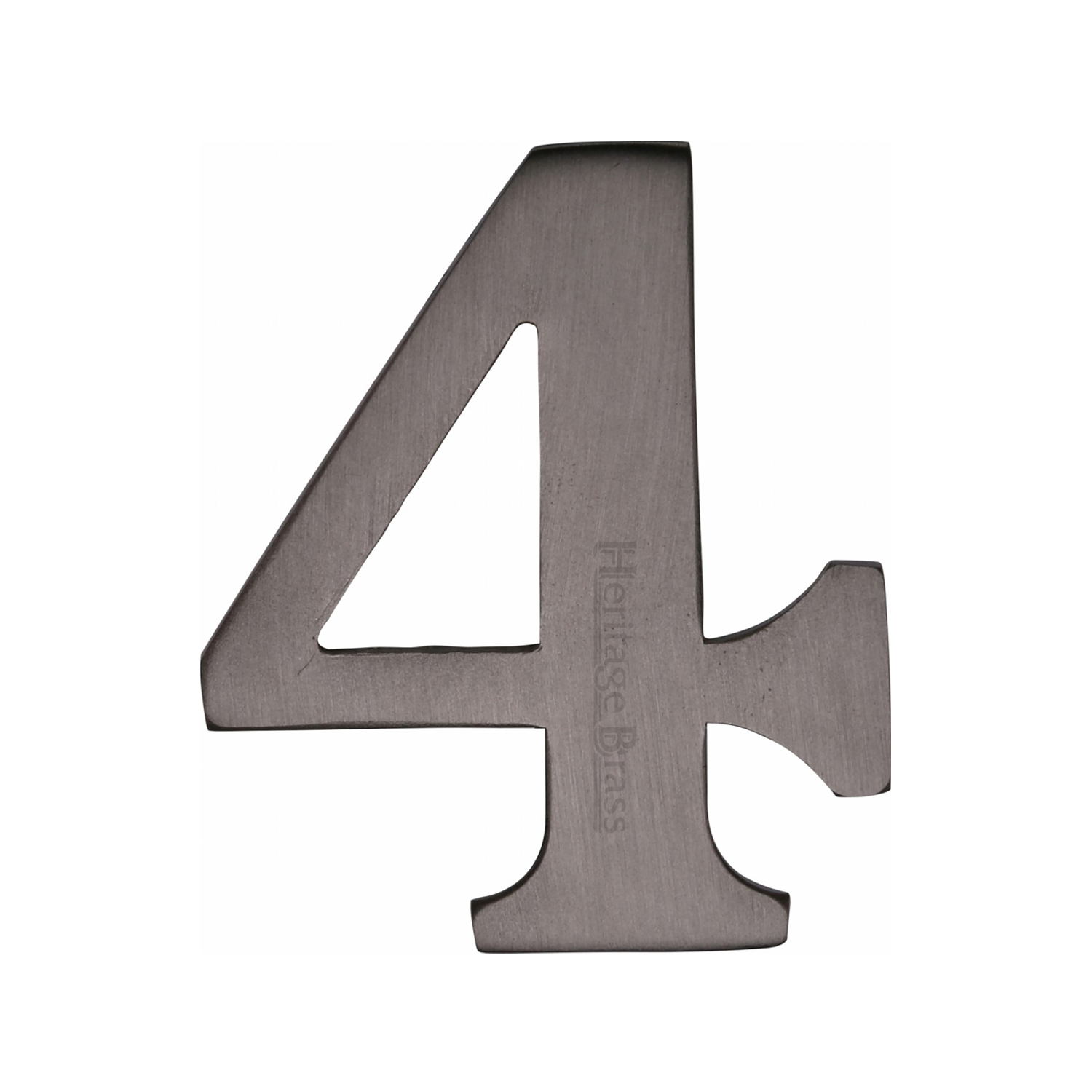 Heritage Brass Numeral 4 Self Adhesive 51mm (2")