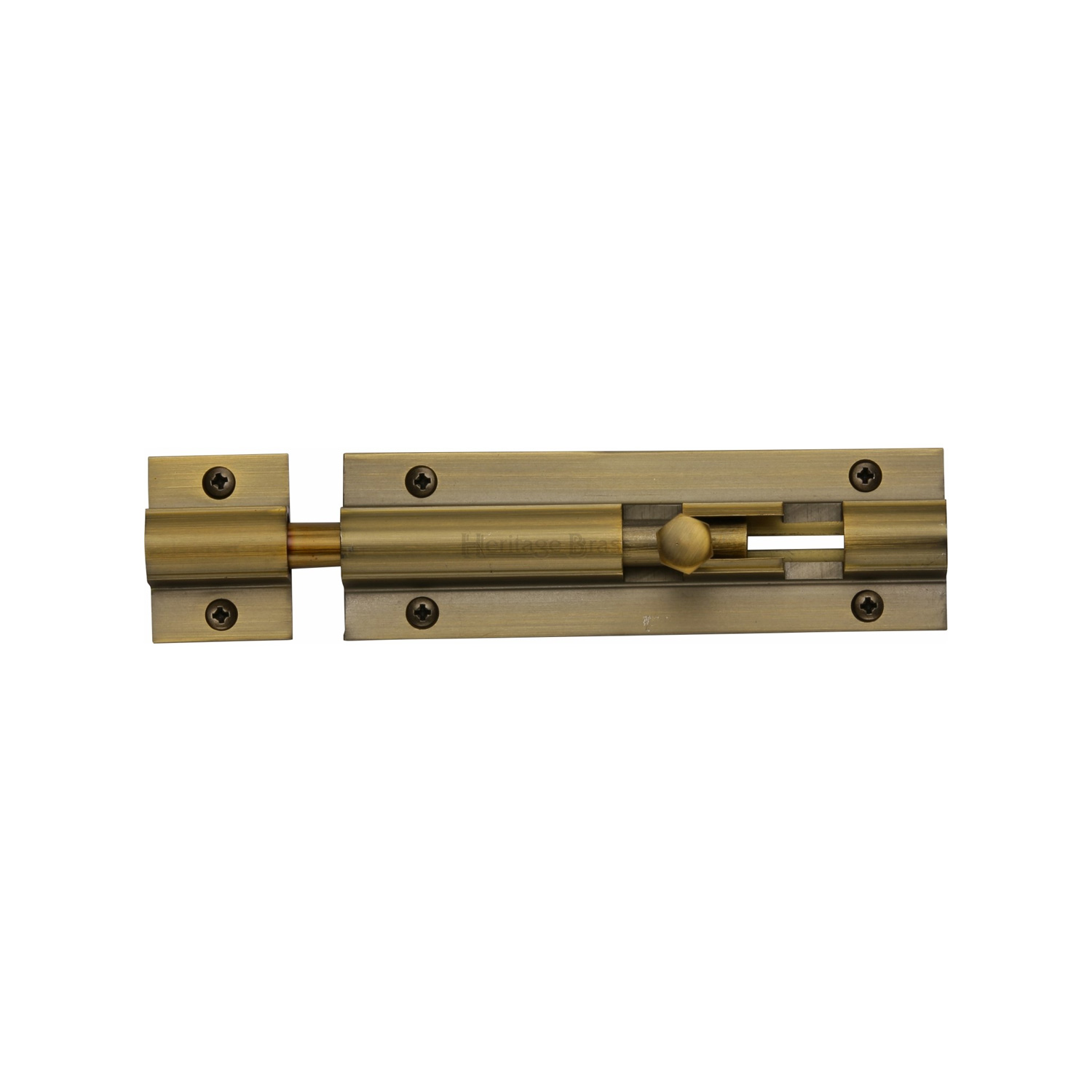 Heritage Brass Door Bolt Straight 4" x 1.25"