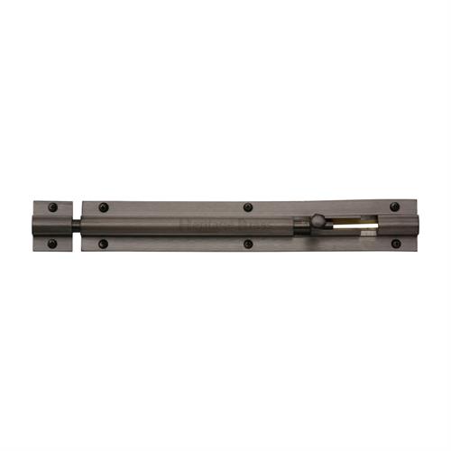 Heritage Brass Door Bolt Straight 8" x 1.25"
