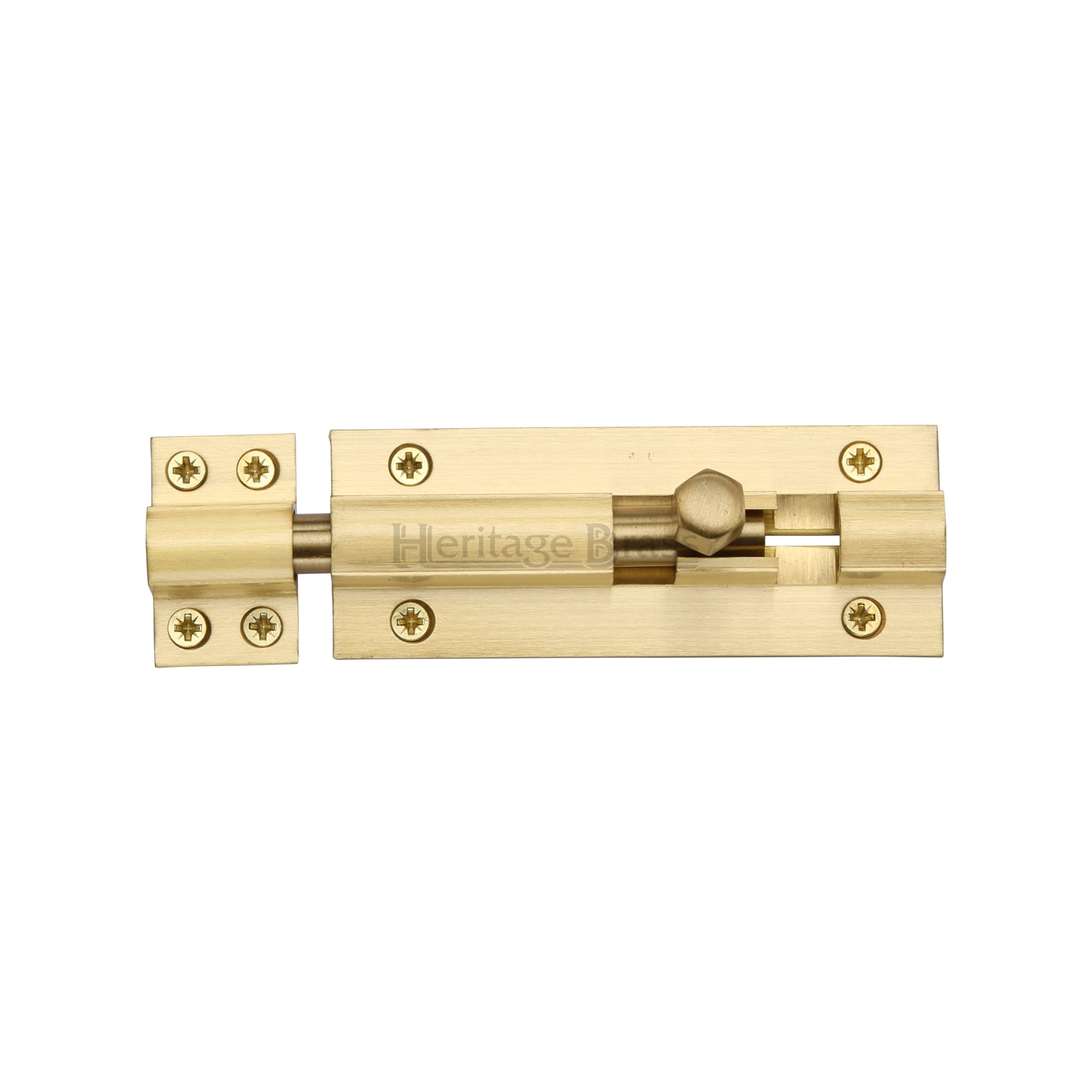 Heritage Brass Door Bolt Straight 4" x 1.5"