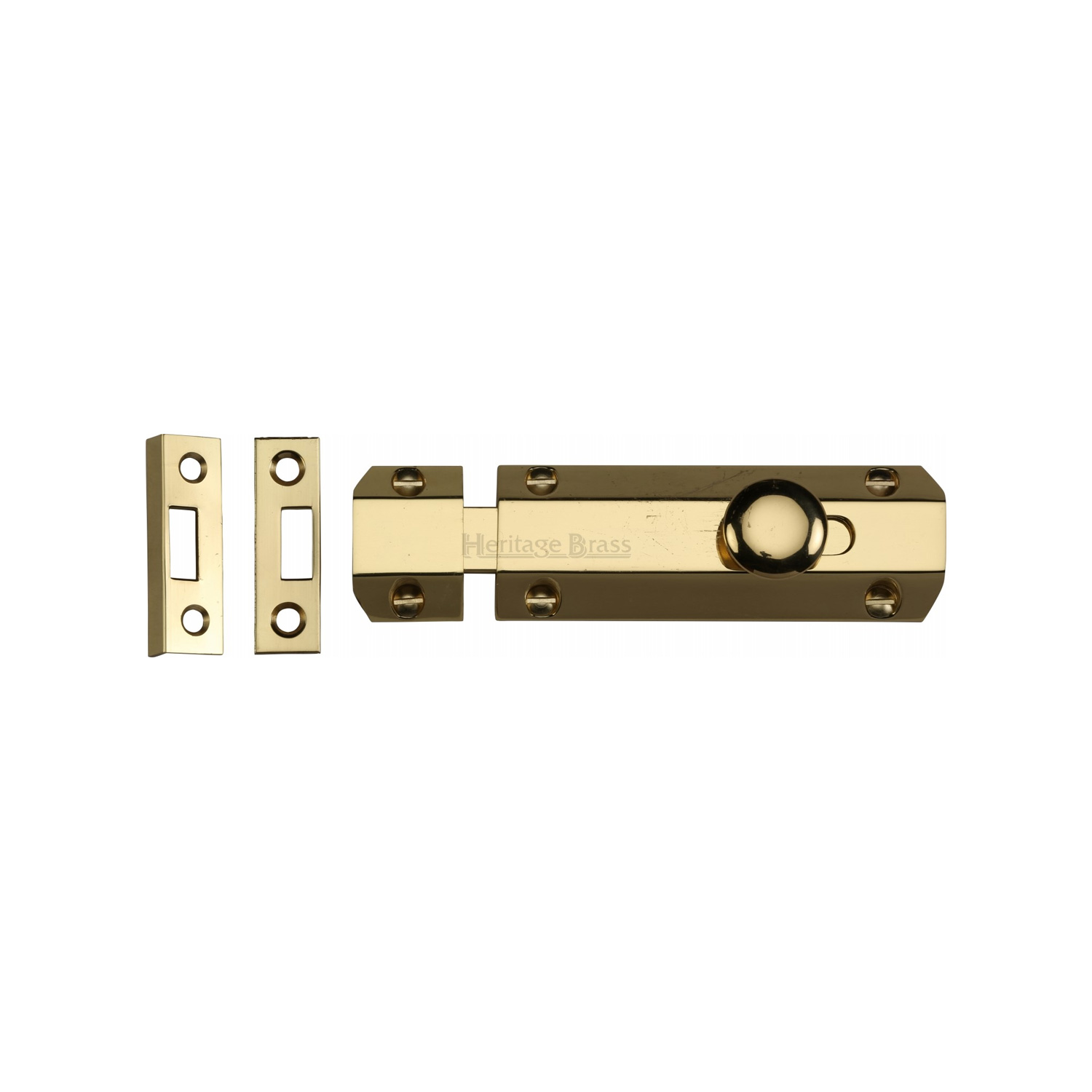 Heritage Brass Door Bolt Flat 4"