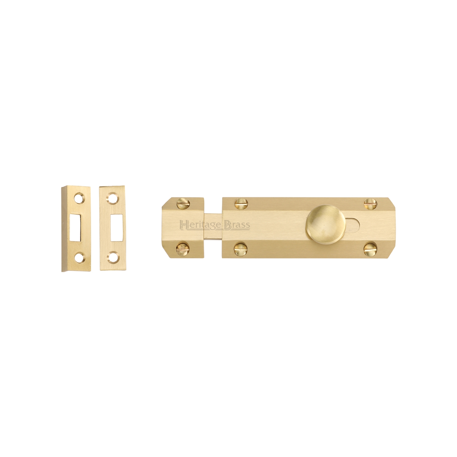 Heritage Brass Door Bolt Flat 4"