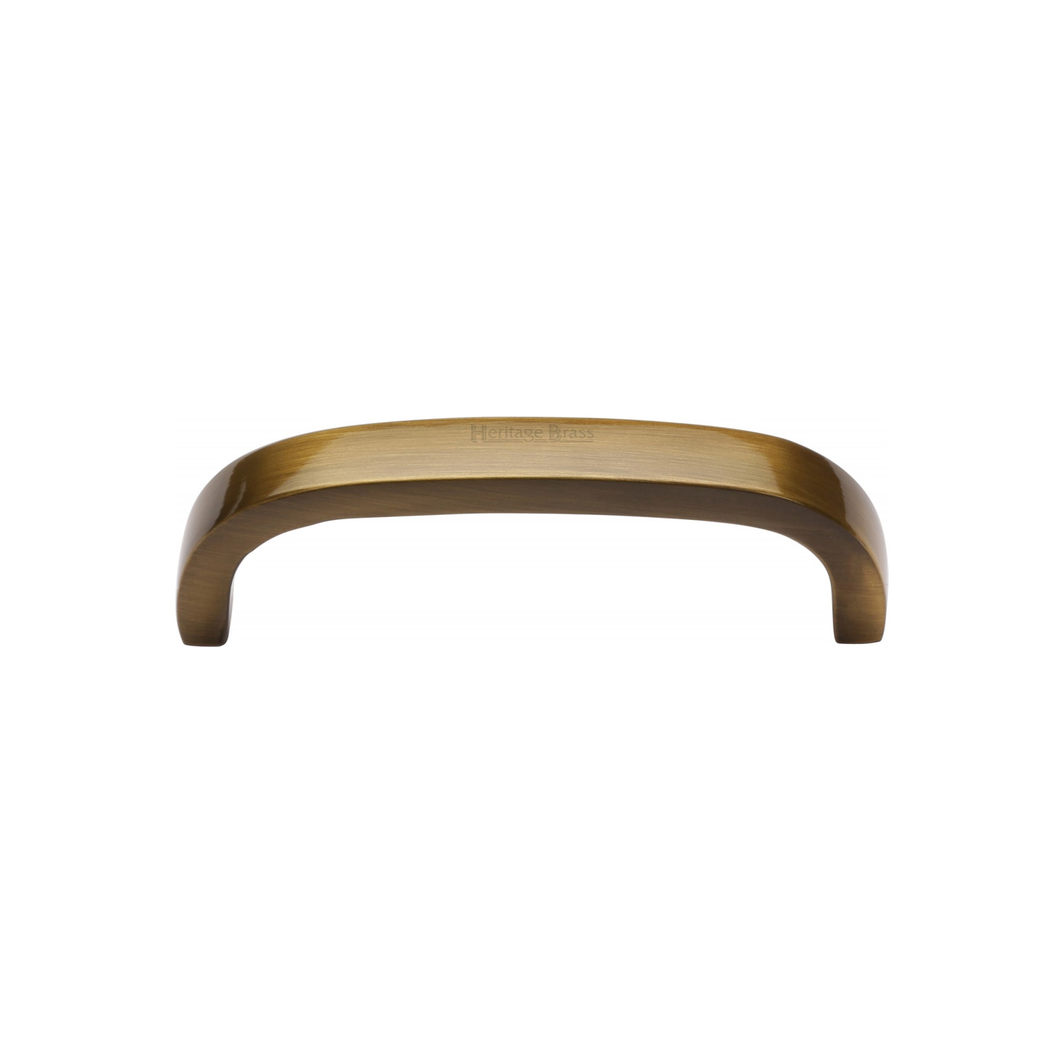 Heritage Brass Cabinet Pull D Shaped 89mm c/c